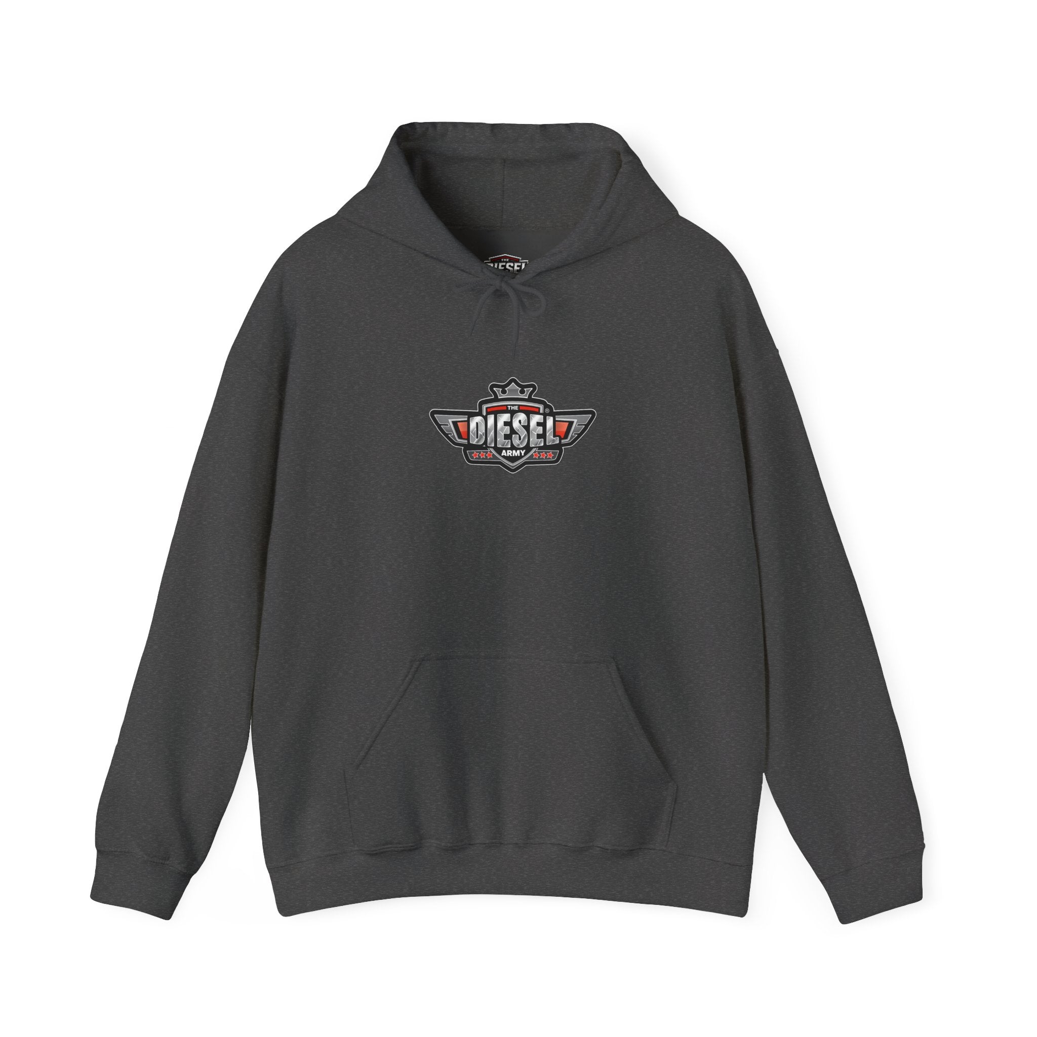 Diesel Logo Hoodie — Retro Motor Emblem Pullover