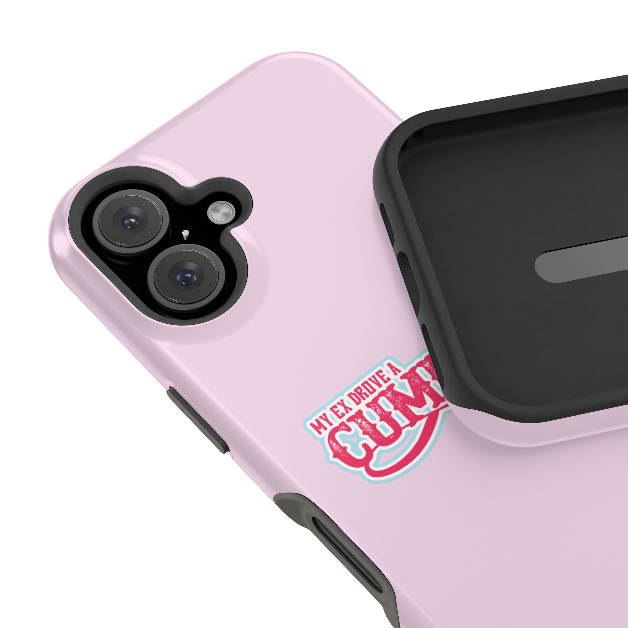 Impact-Resistant Phone Case — "My Ex Drove a Cummins" Pink Protective Cover