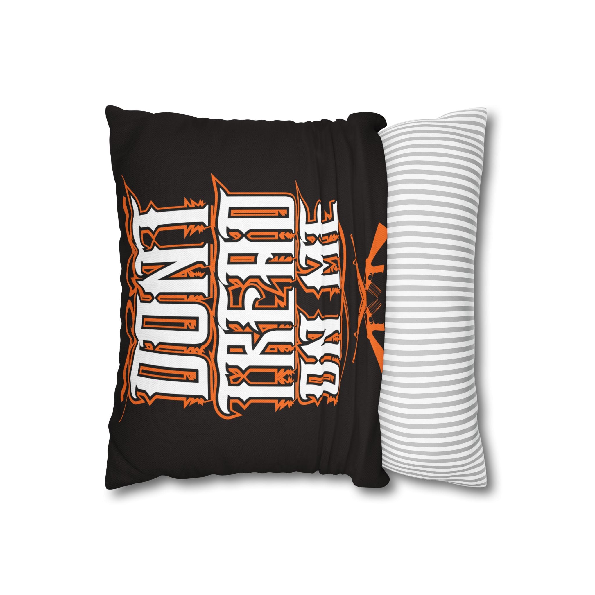 Don't Tread On Me Square Pillow — Patriotic Gadsden-Style Decorative Throw