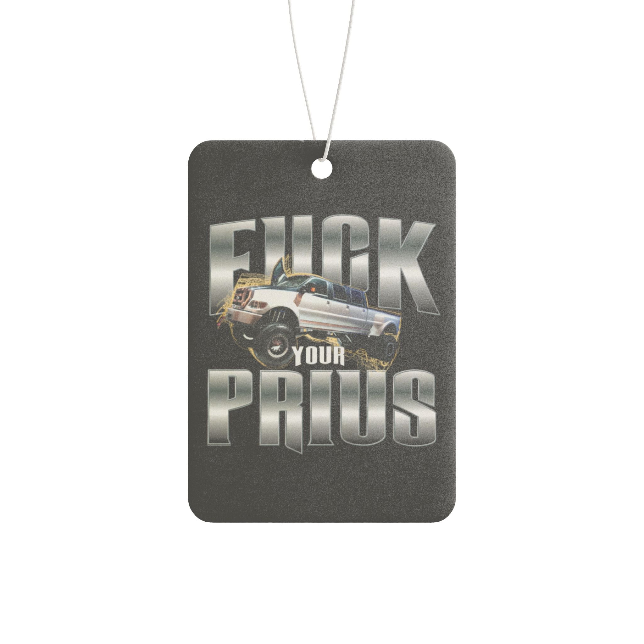 Car Air Freshener — 'F*** Your Prius' Retro Muscle Car Scent Tag