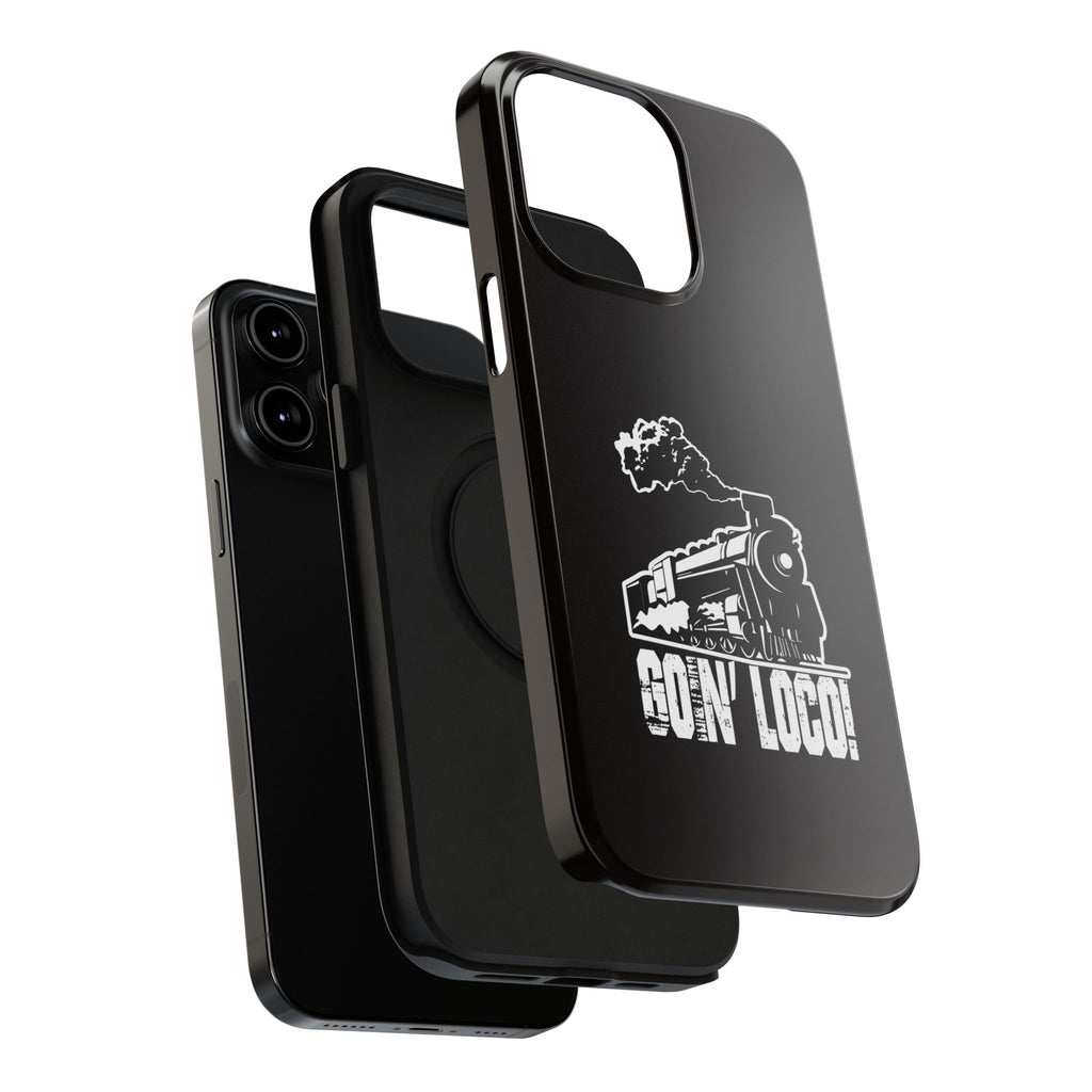 Train Graphic Phone Case — “Goin' Loco!” Impact-Resistant Protective Case