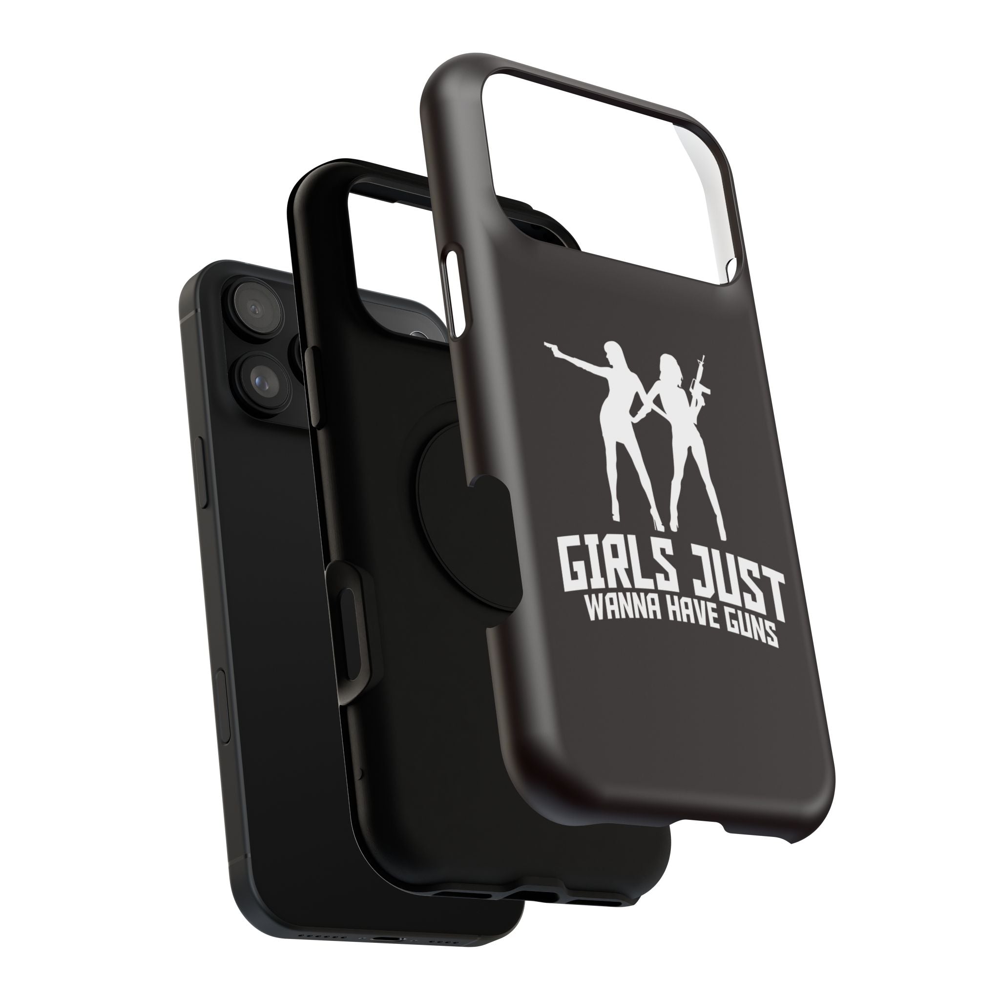 Phone Case — "Girls Just Wanna Have Guns" Impact-Resistant Protective Case