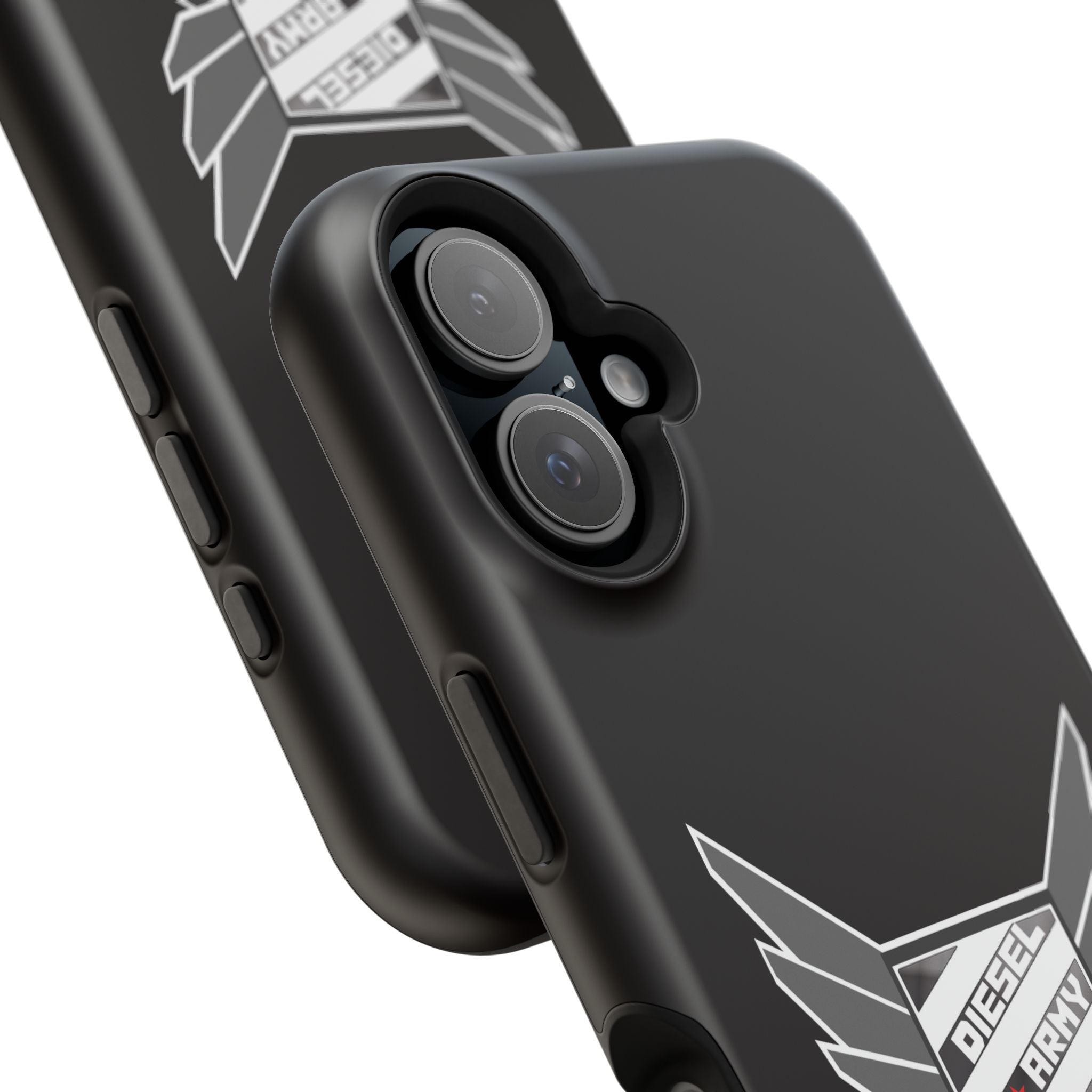 Phone Case — Black Diesel Army Emblem Impact-Resistant Case