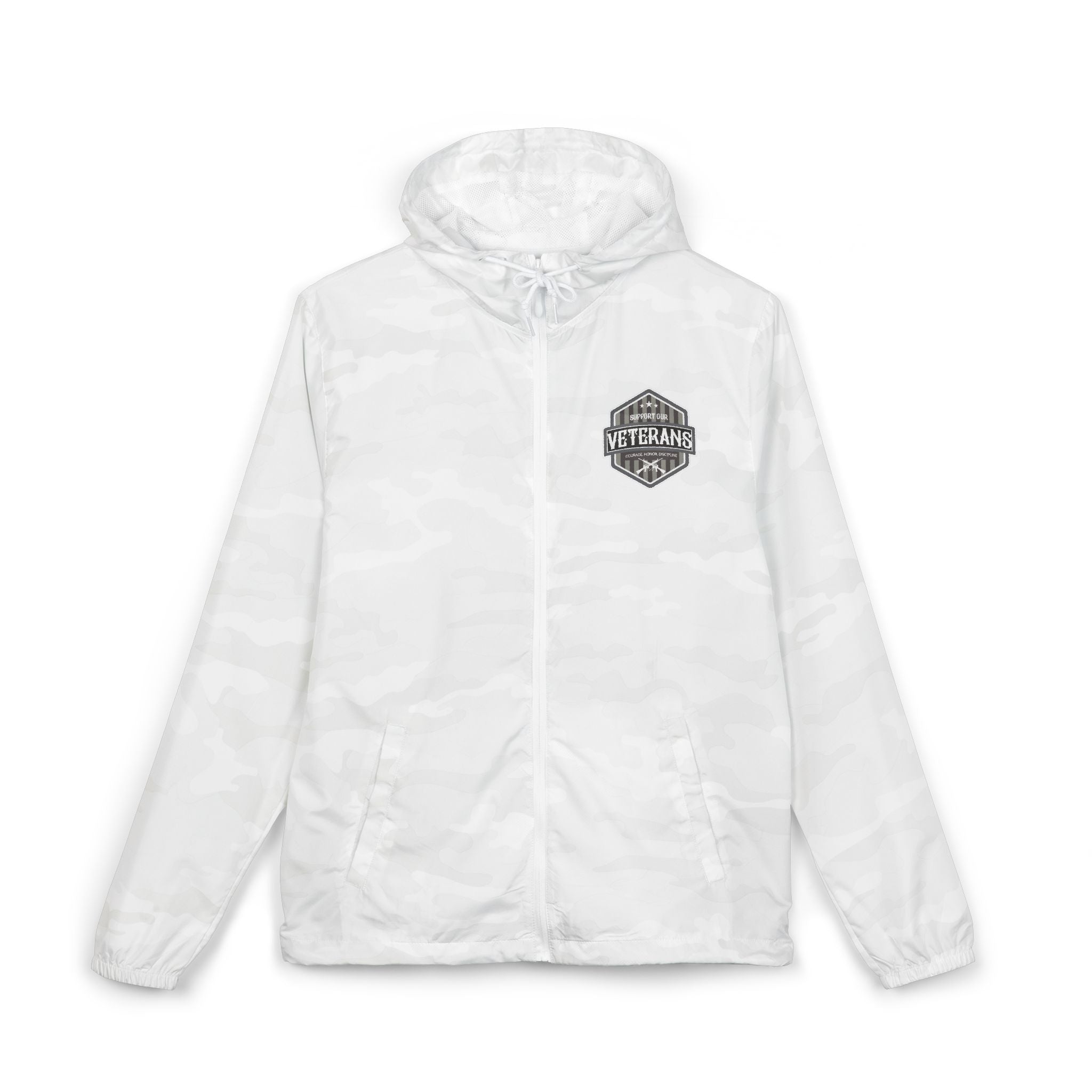 Veterans Badge Windbreaker Jacket