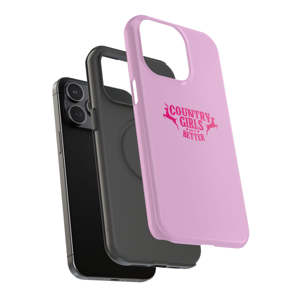 Country Girls Do It Better Pink Impact-Resistant Phone Case