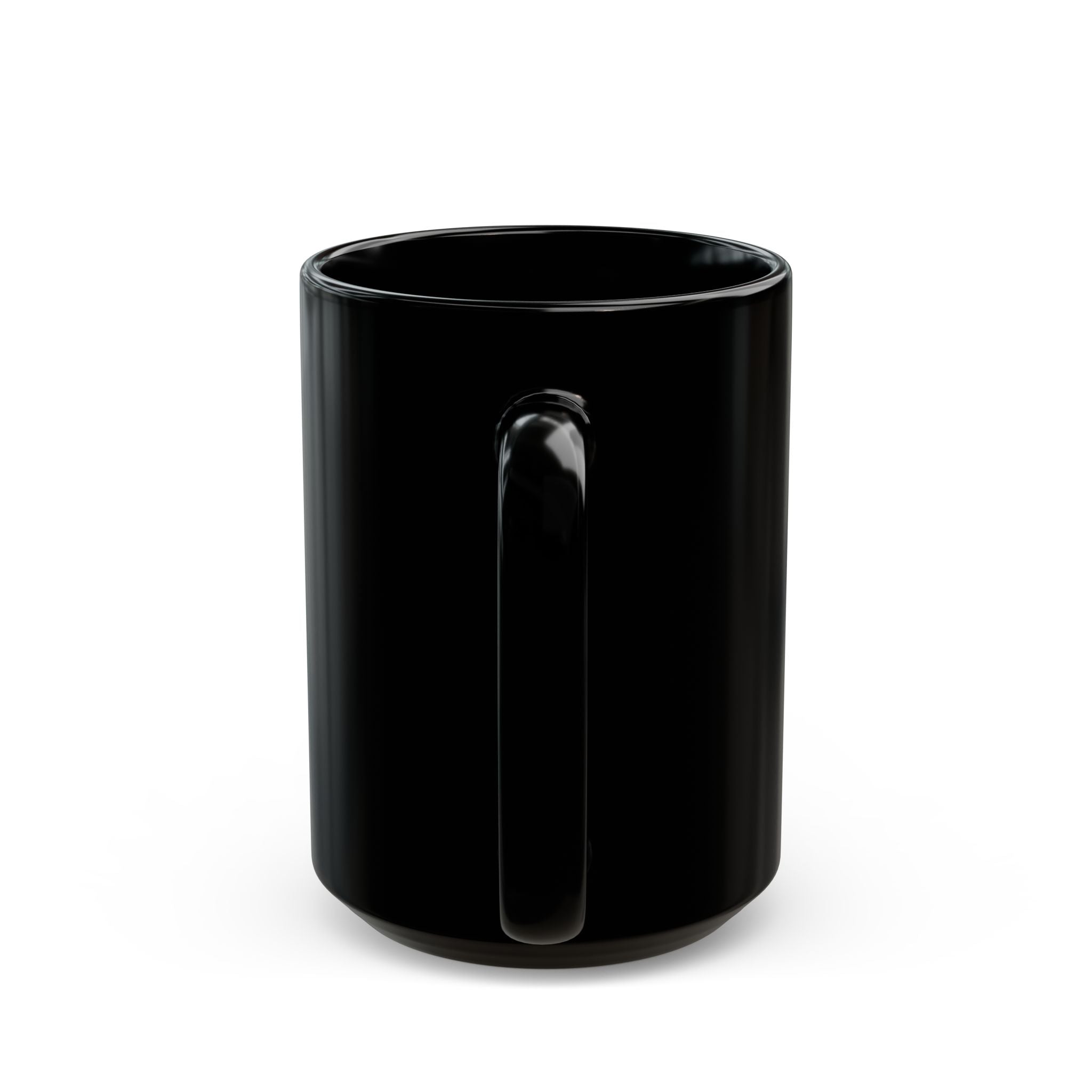 40 Octane Coffee Mug — "My Heart Pumps 40 Octane" Black Ceramic Mug for Car/Speed Enthusiasts