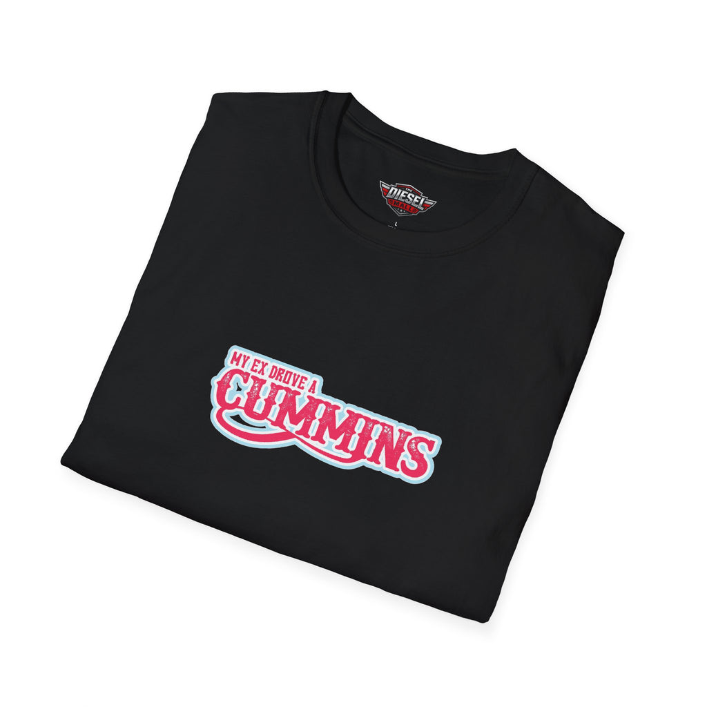 Cummins Vintage Logo T‑Shirt — Pink Retro Trucking Tee