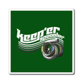 Keep'er  Spooolin' Turbo Wheel Magnet — Racing Car Fan Refrigerator Decal