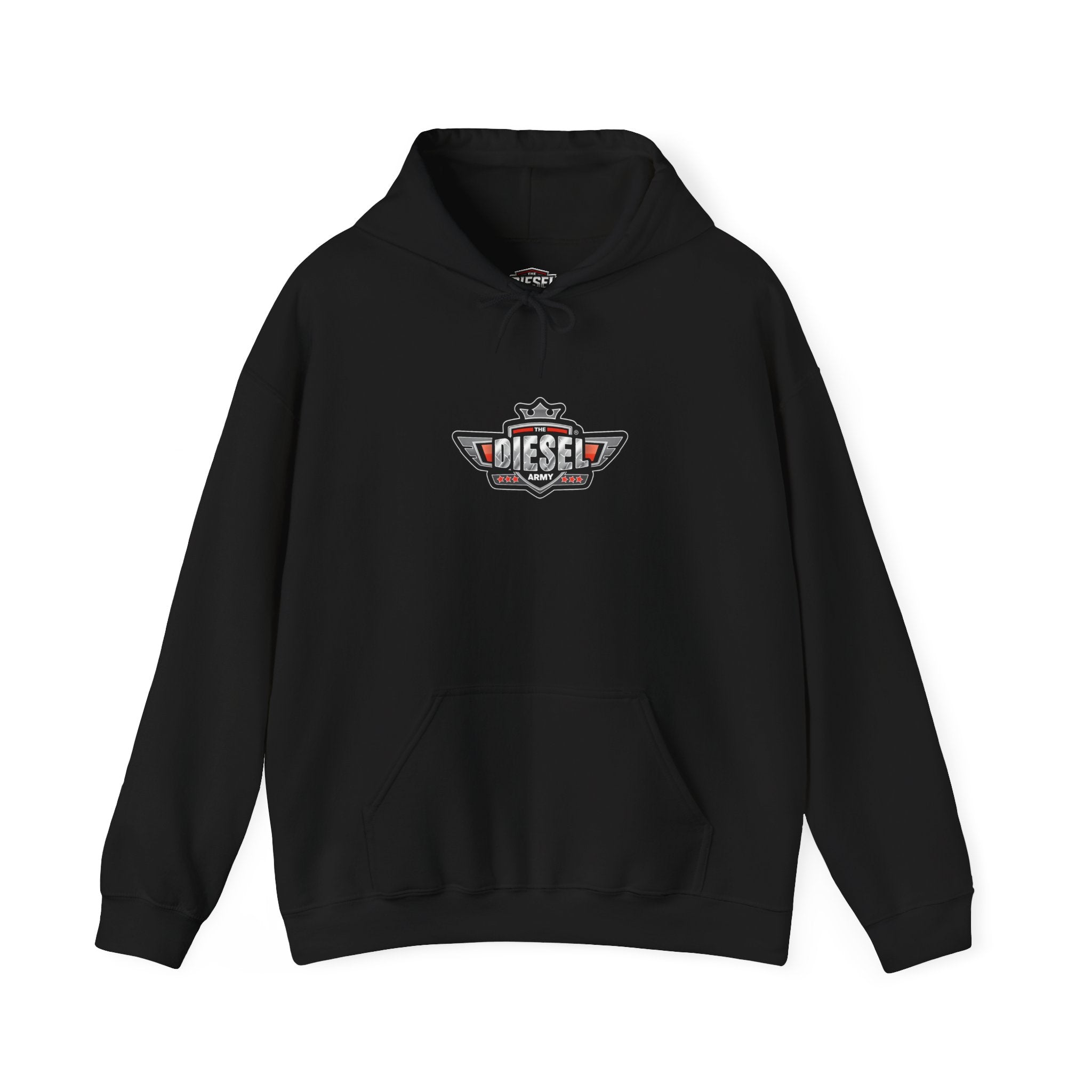 Diesel Logo Hoodie — Retro Motor Emblem Pullover