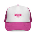 Country Girls Get Messy Trucker Hat – Pink Mesh Baseball Cap