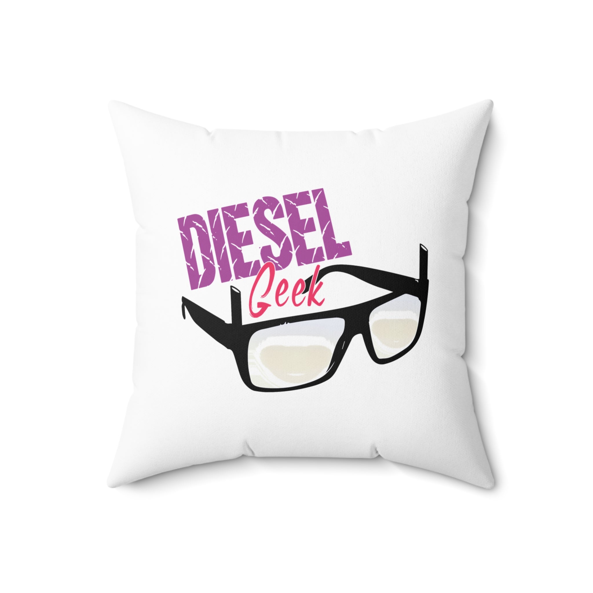 Diesel Geek Pillow — Decorative Throw Pillow