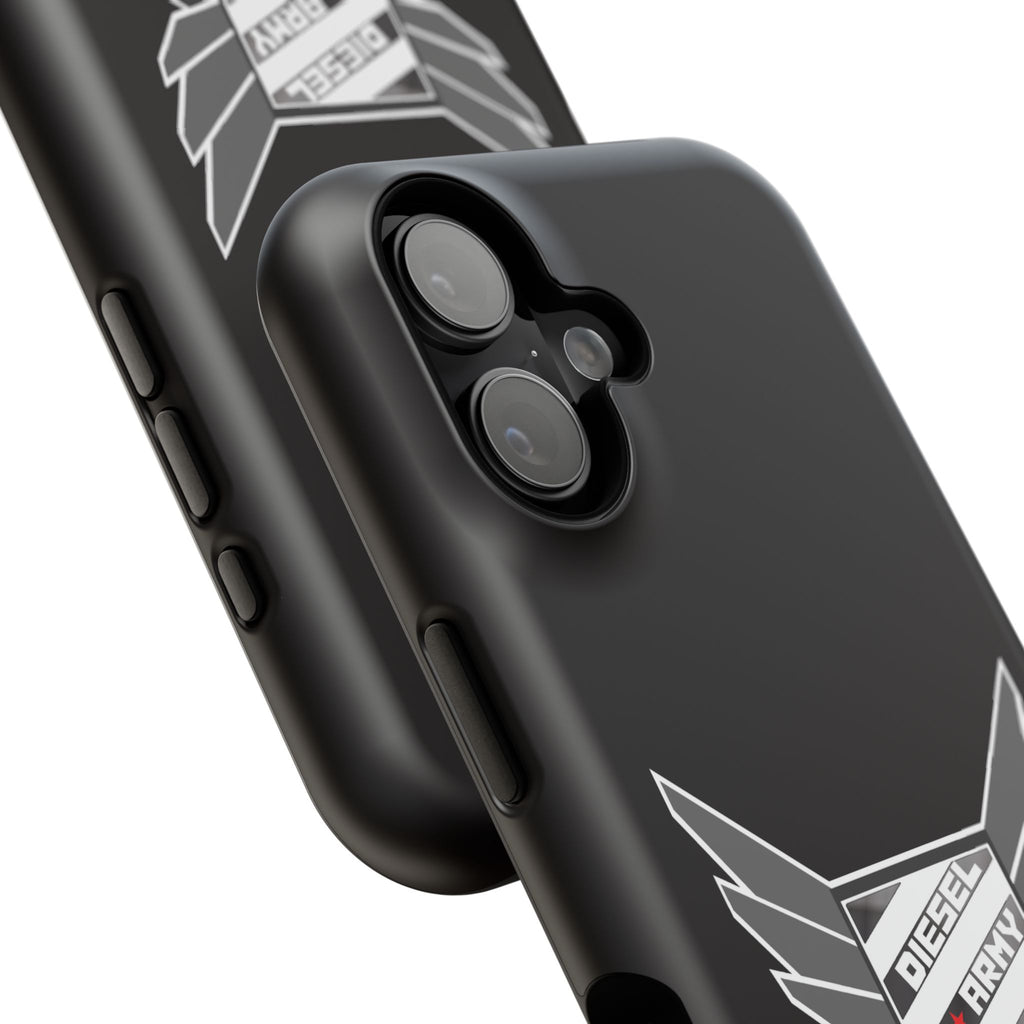 Phone Case — Black Diesel Army Emblem Impact-Resistant Case