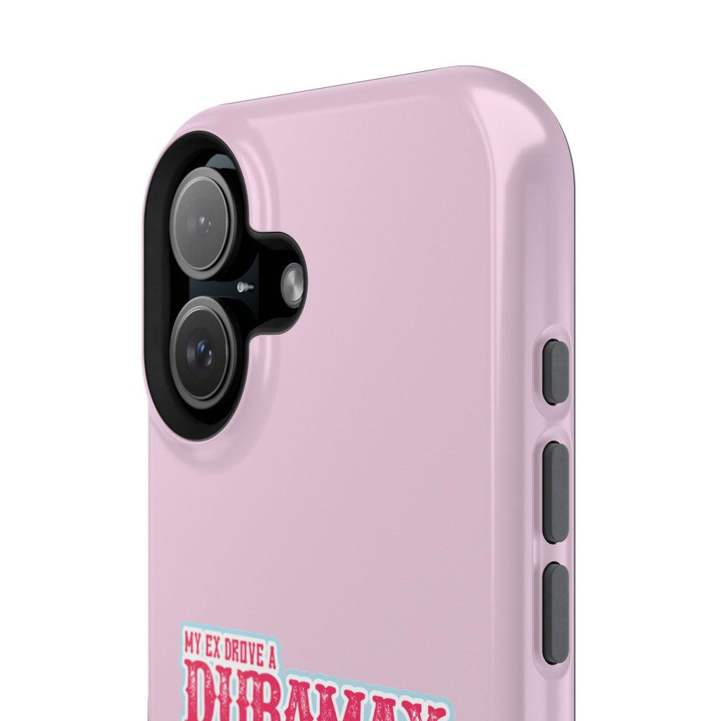 Duramax Phone Case — Impact-Resistant Pink Protective Case with “My Ex Drove a Duramax” Graphic