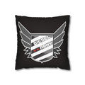 Diesel Army Crest Decorative Pillowcase – Black Winged Shield Accent