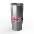 20oz Tumbler — "My Ex Drove a Cummins" Stainless Travel Cup (Insulated, Funny Trucker Gift)