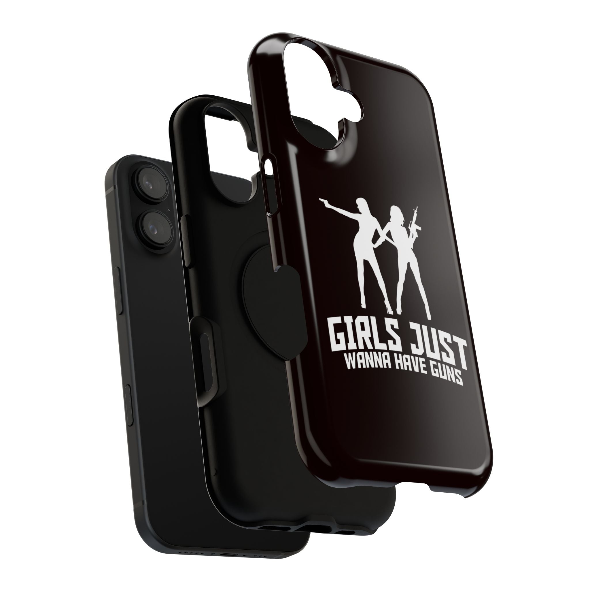 Phone Case — "Girls Just Wanna Have Guns" Impact-Resistant Protective Case