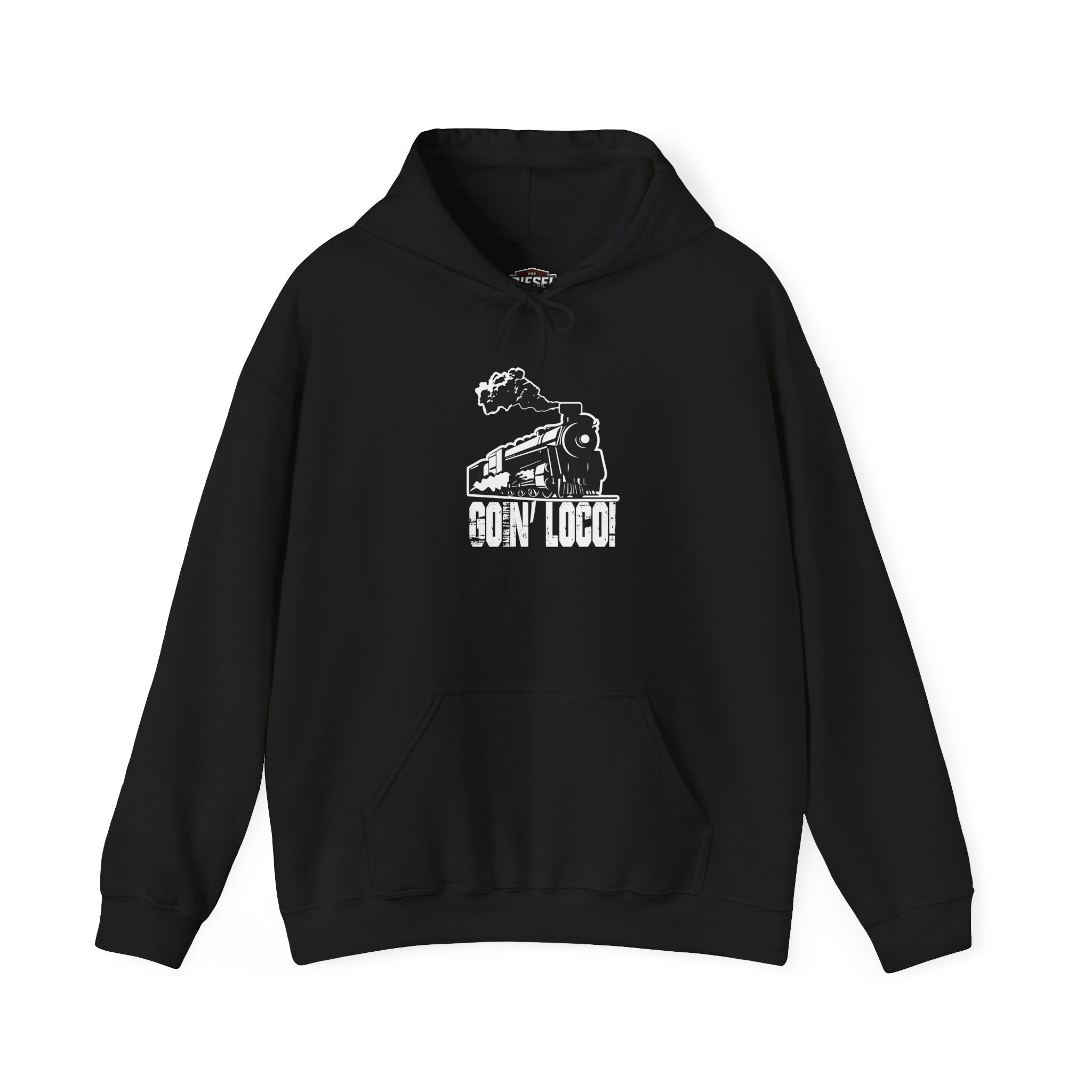 Train Locomotive Hoodie - 'GON' LOCO' Vintage Steam Engine Sweatshirt