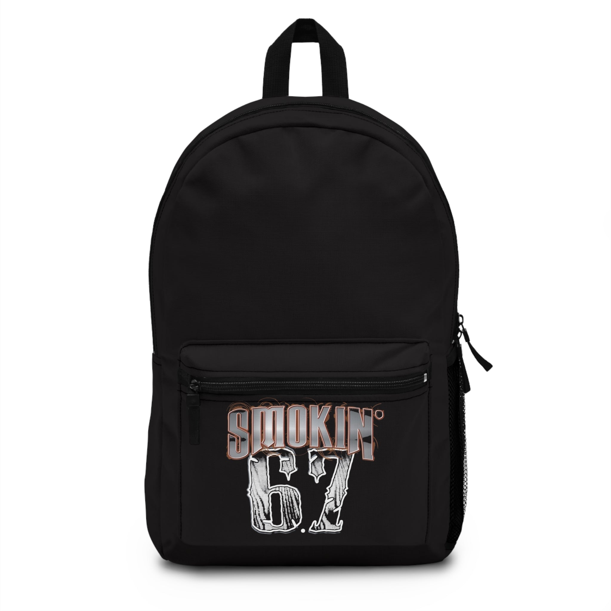 Backpack — "Smokin' 67" Retro Moto Graphic Backpack