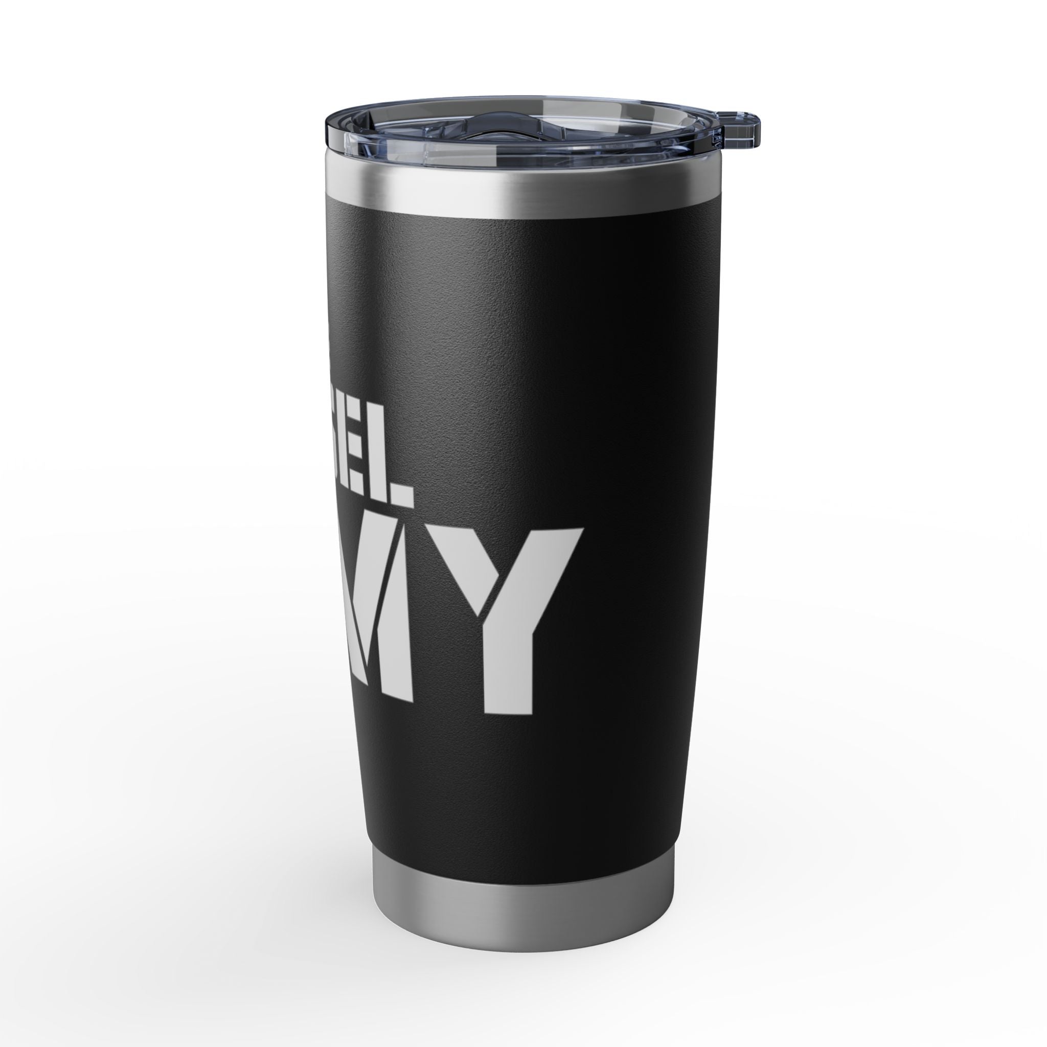 The Diesel Army 20oz Tumbler — Matte Black Insulated Travel Cup