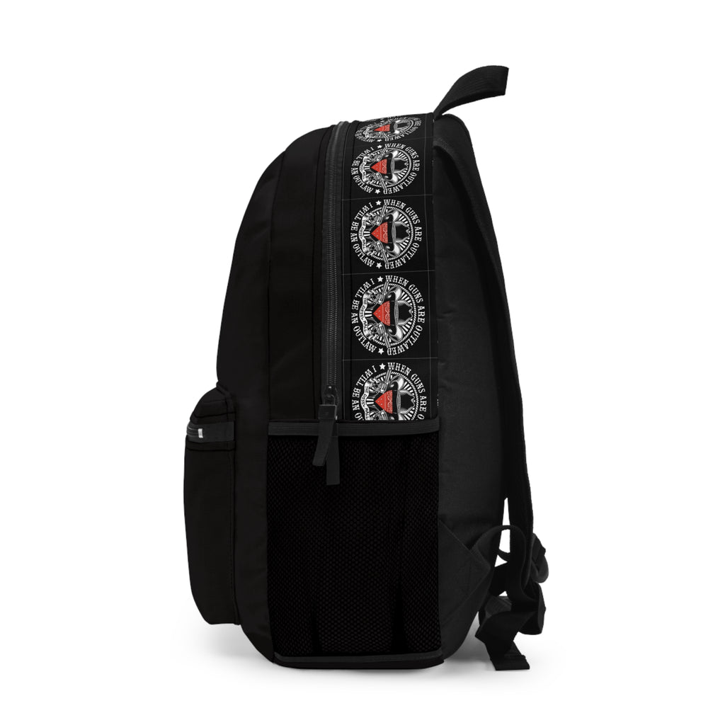 Backpack — "When Guns Are Outlawed" Outlaw Cowboy Tactical Backpack