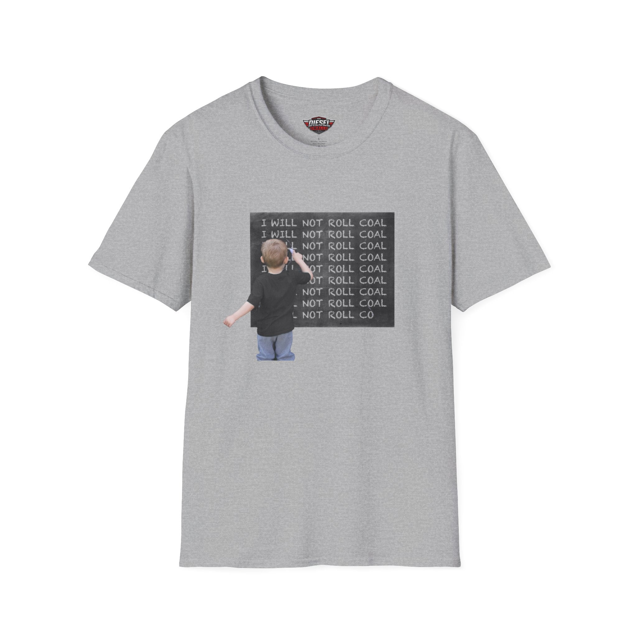 Chalkboard Kid 'I Will Not Roll Coal' T-Shirt