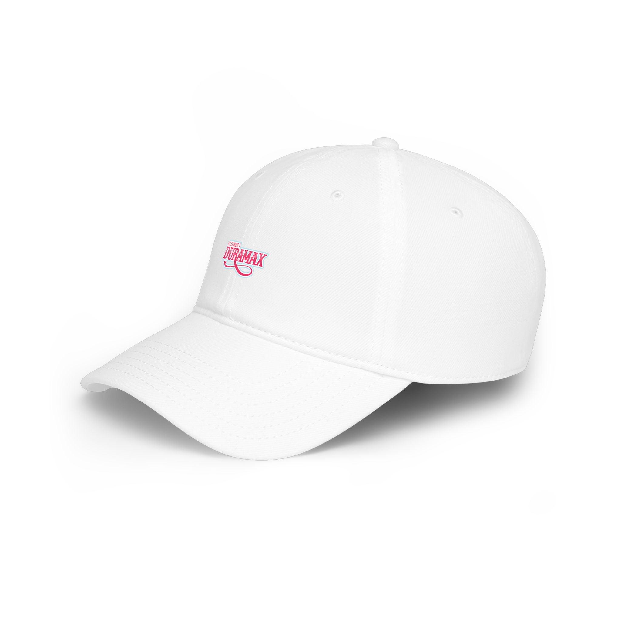 Duramax Logo Low-Profile Baseball Cap — Embroidered Small Patch Hat