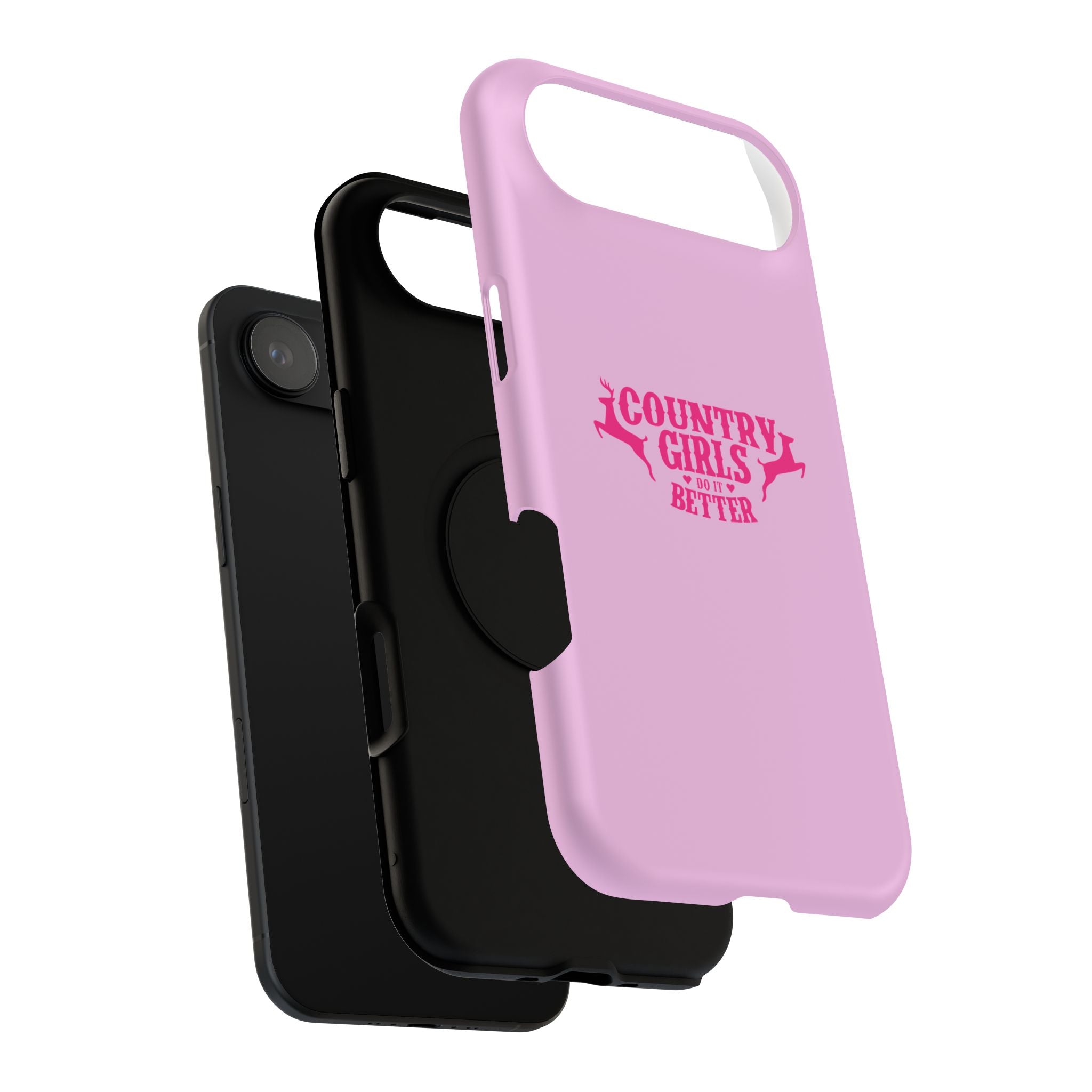 Country Girls Do It Better Pink Impact-Resistant Phone Case