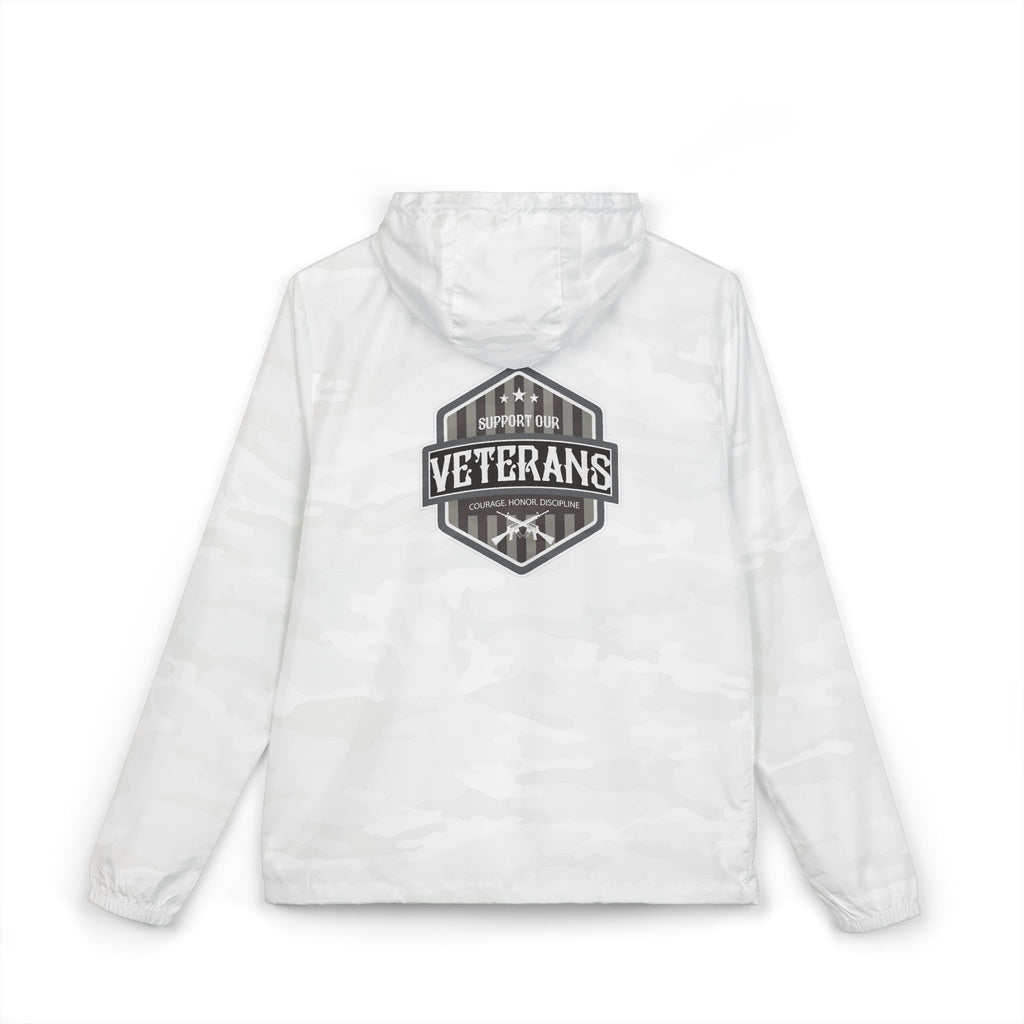 Veterans Badge Windbreaker Jacket