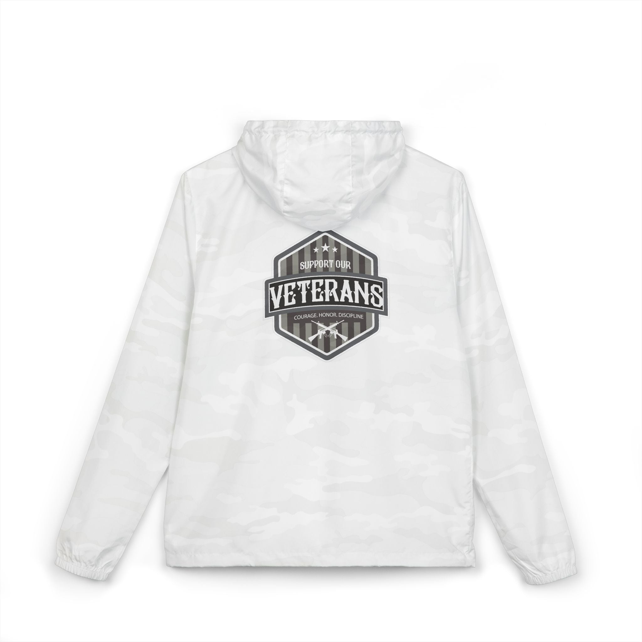 Veterans Badge Windbreaker Jacket