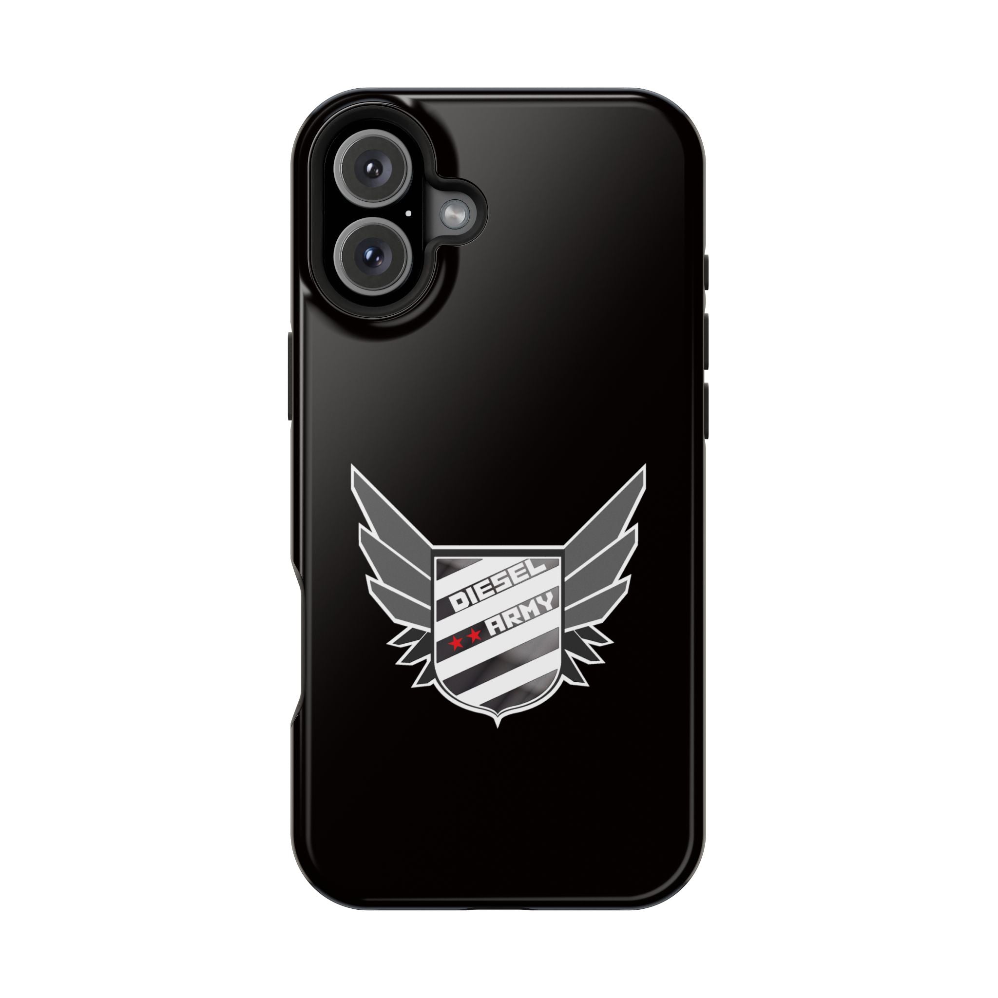 Phone Case — Black Diesel Army Emblem Impact-Resistant Case