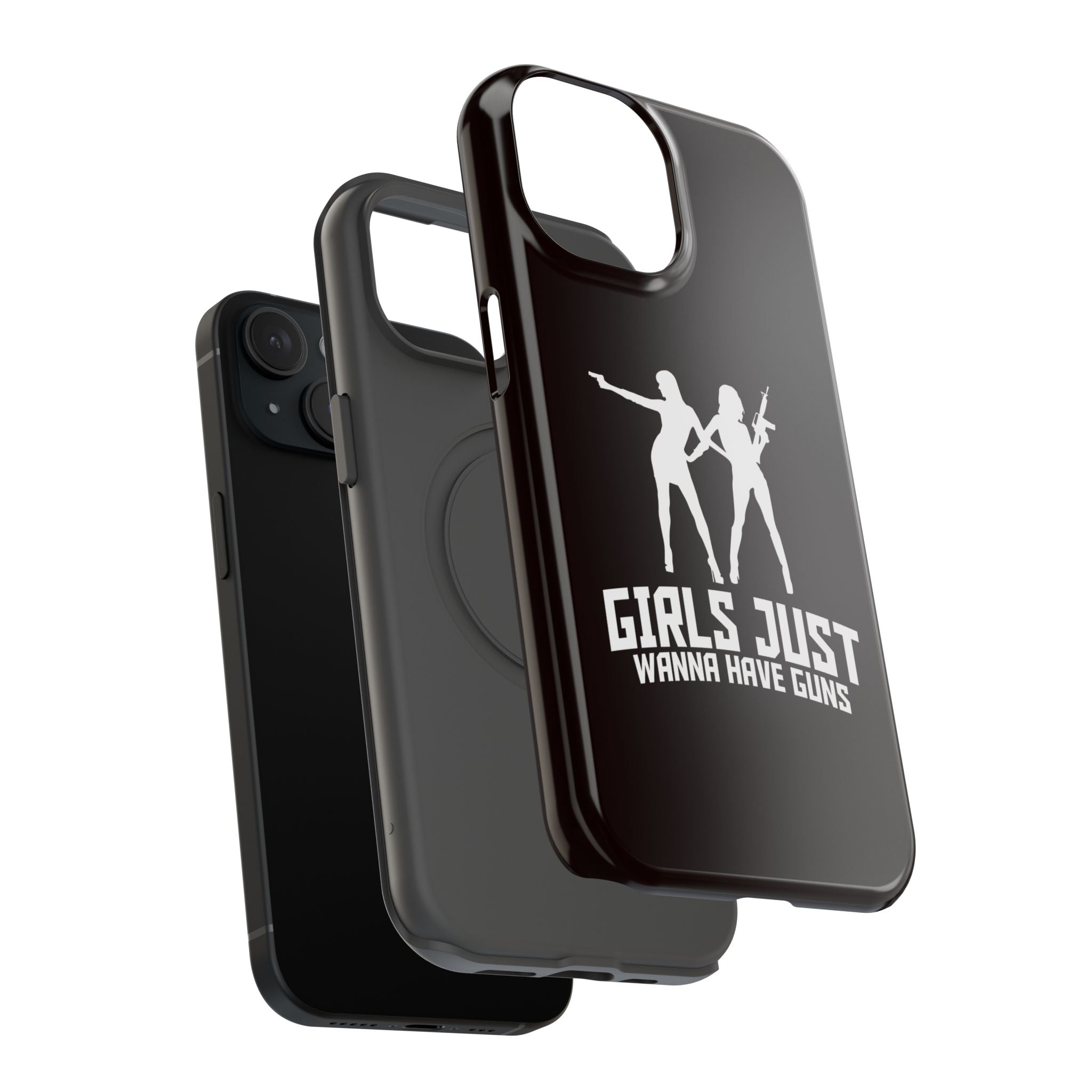 Phone Case — "Girls Just Wanna Have Guns" Impact-Resistant Protective Case