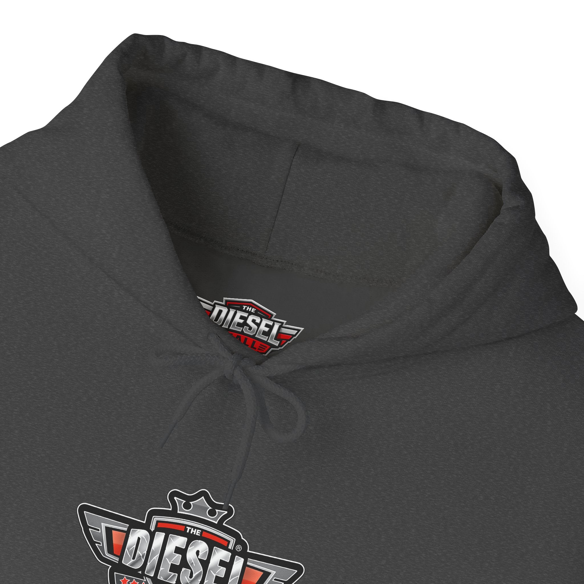 Diesel Logo Hoodie — Retro Motor Emblem Pullover