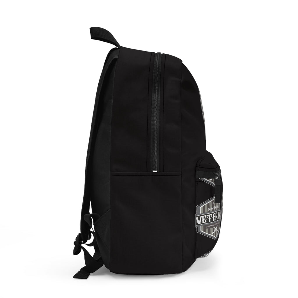 Veterans Shield Backpack — Military Tribute Bag for Veterans & Supporters