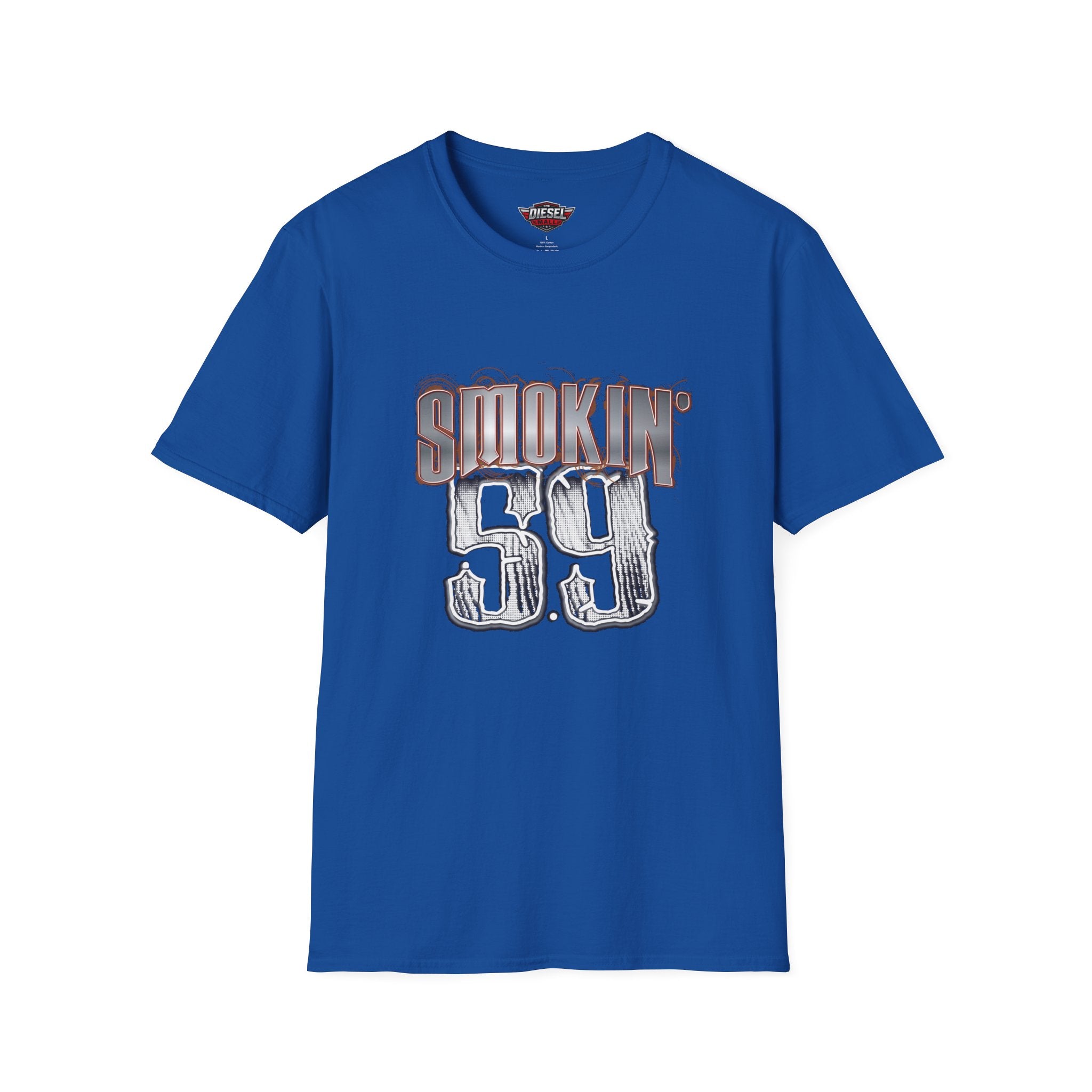 Smokin' 5.9 T-Shirt — Retro Diesel Truck Engine Graphic Tee