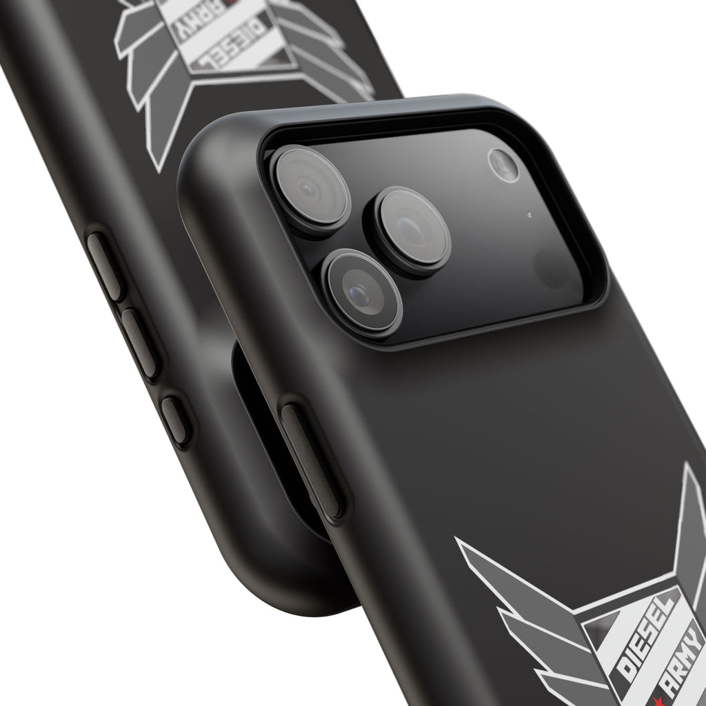 Phone Case — Black Diesel Army Emblem Impact-Resistant Case
