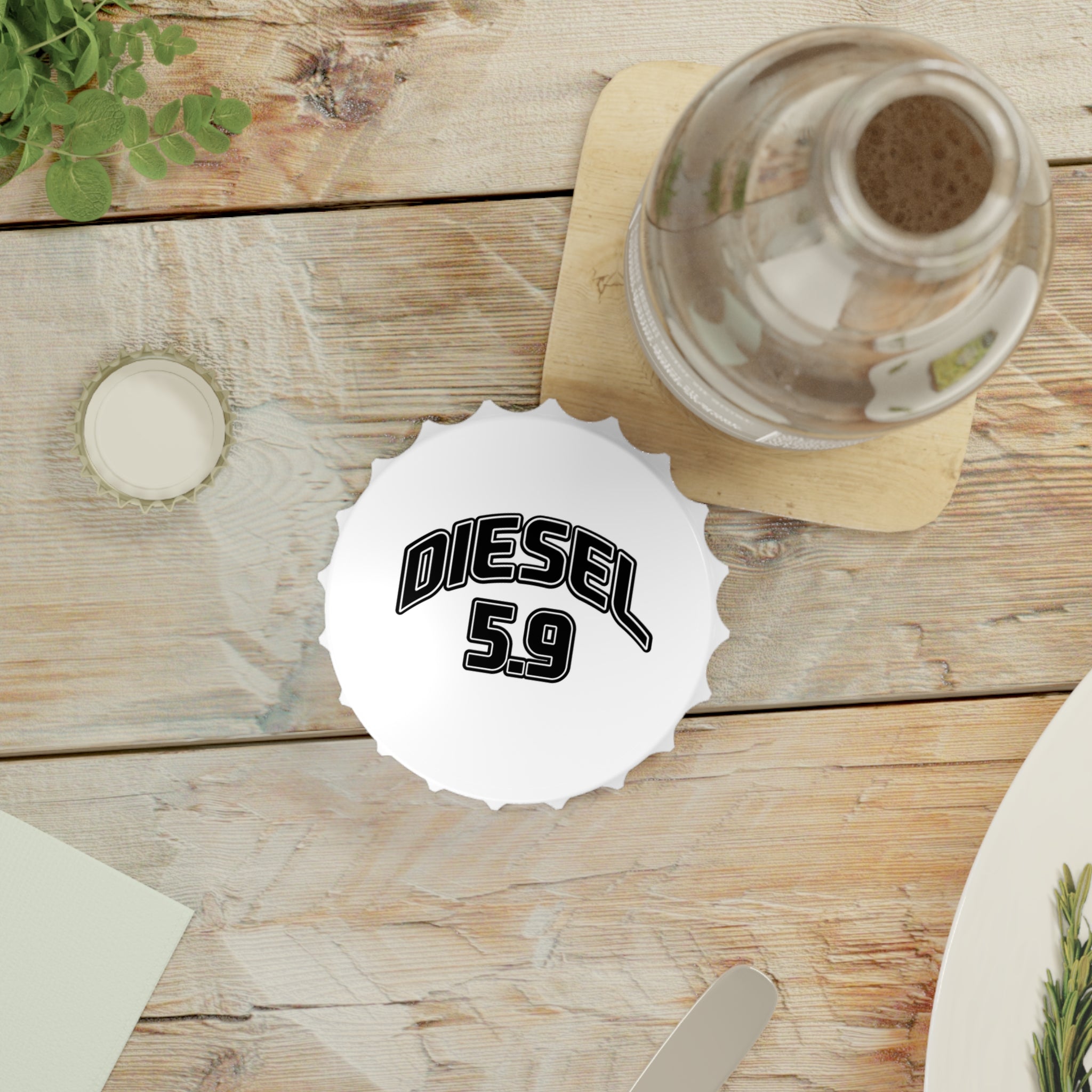 Diesel 5.9 Bottle Opener — Engine Enthusiast Beer Opener
