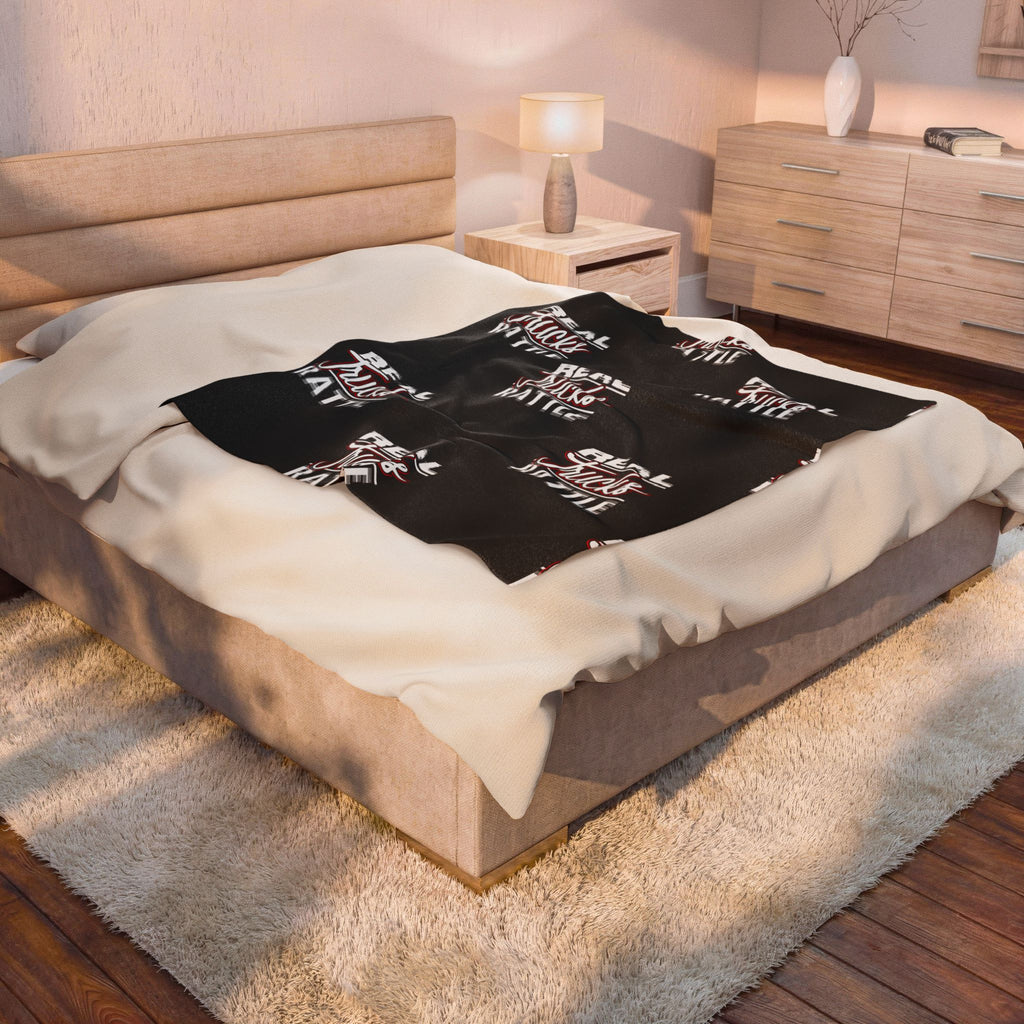 Real Trucks Rattle Velveteen Plush Blanket — Cozy Trucker Throw for Drivers & Fans