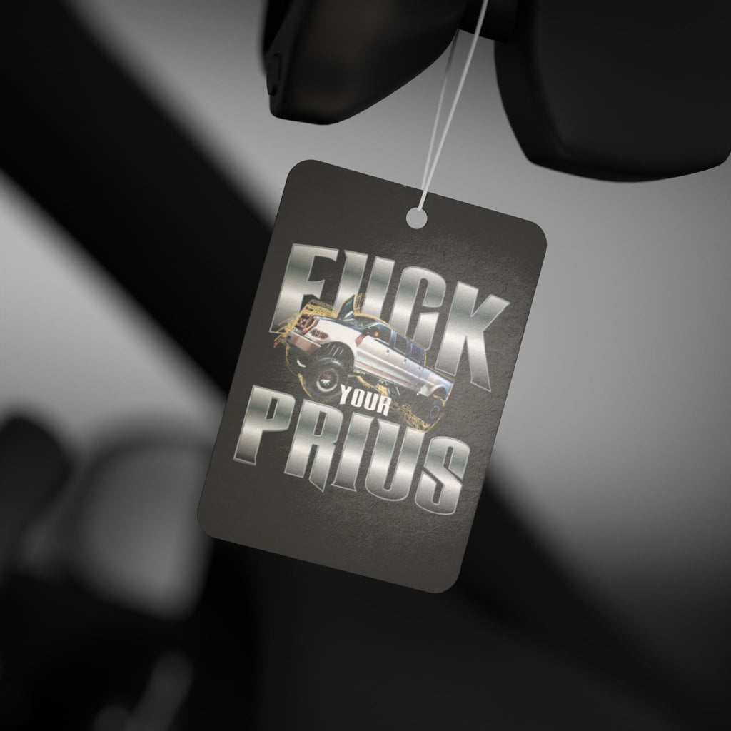Car Air Freshener — 'F*** Your Prius' Retro Muscle Car Scent Tag