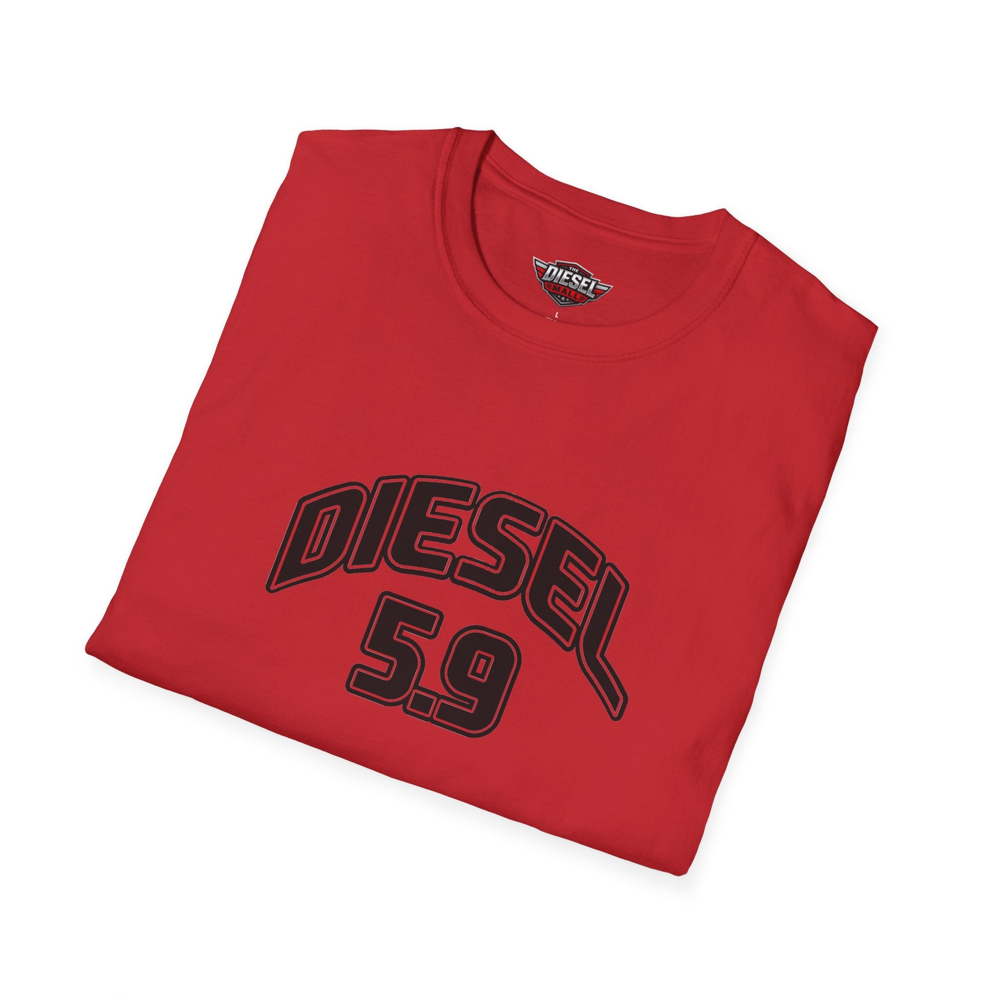 Diesel 5.9 Graphic T-Shirt — Truck Engine Retro Tee