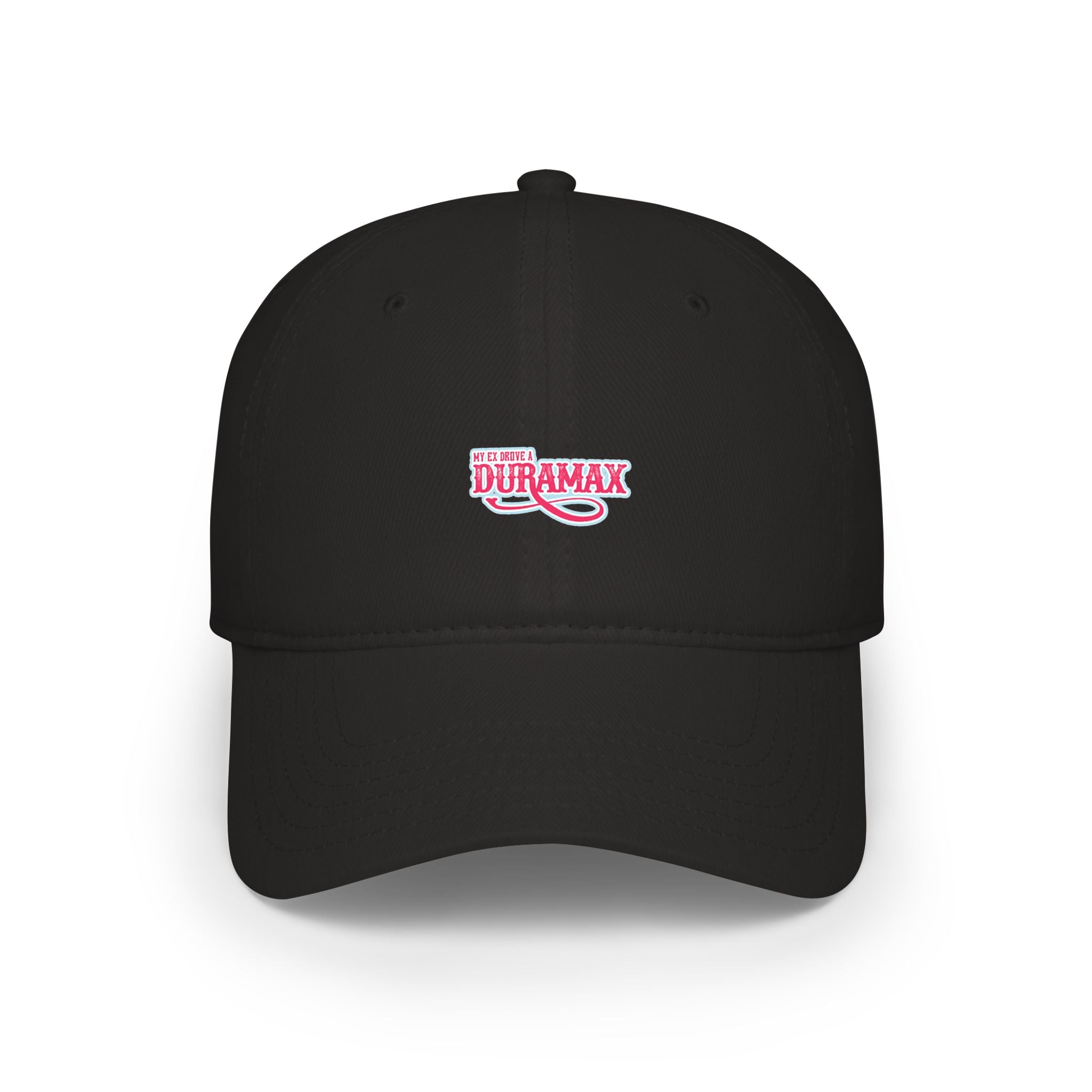 Duramax Logo Low-Profile Baseball Cap — Embroidered Small Patch Hat