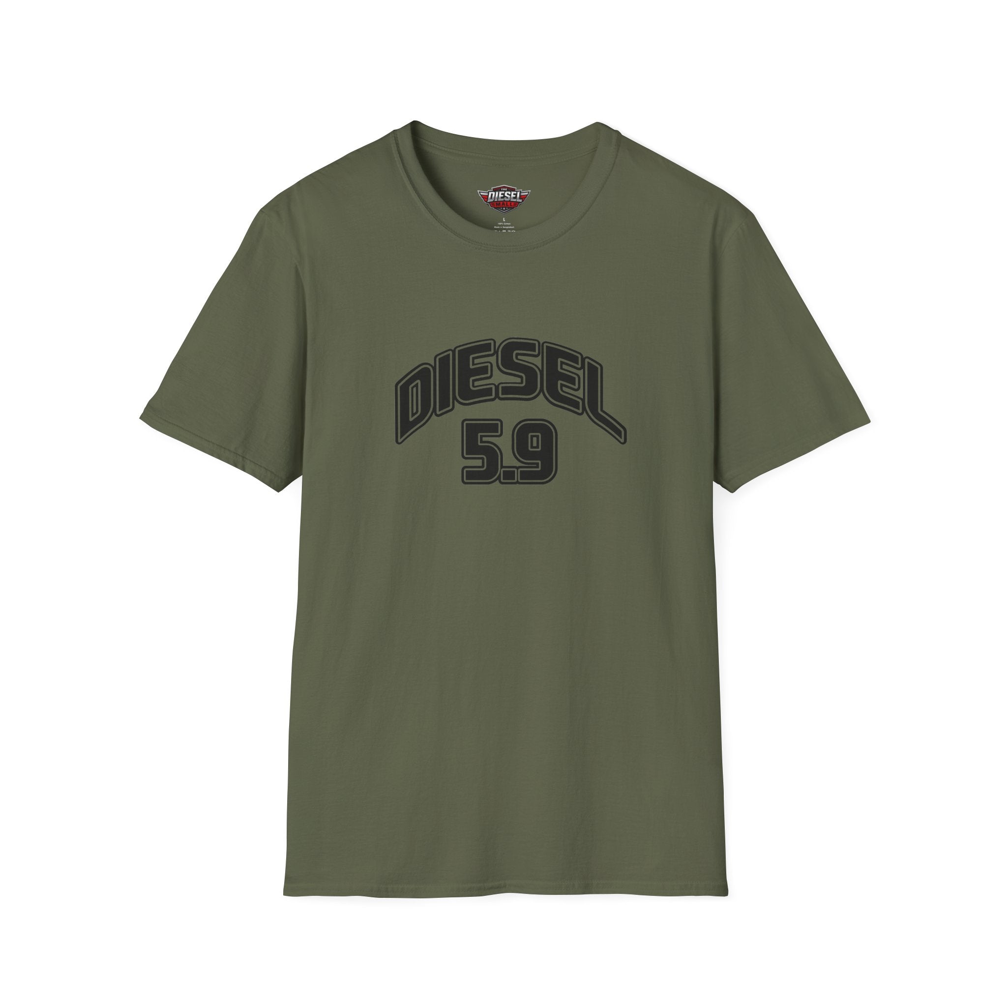 Diesel 5.9 Graphic T-Shirt — Truck Engine Retro Tee