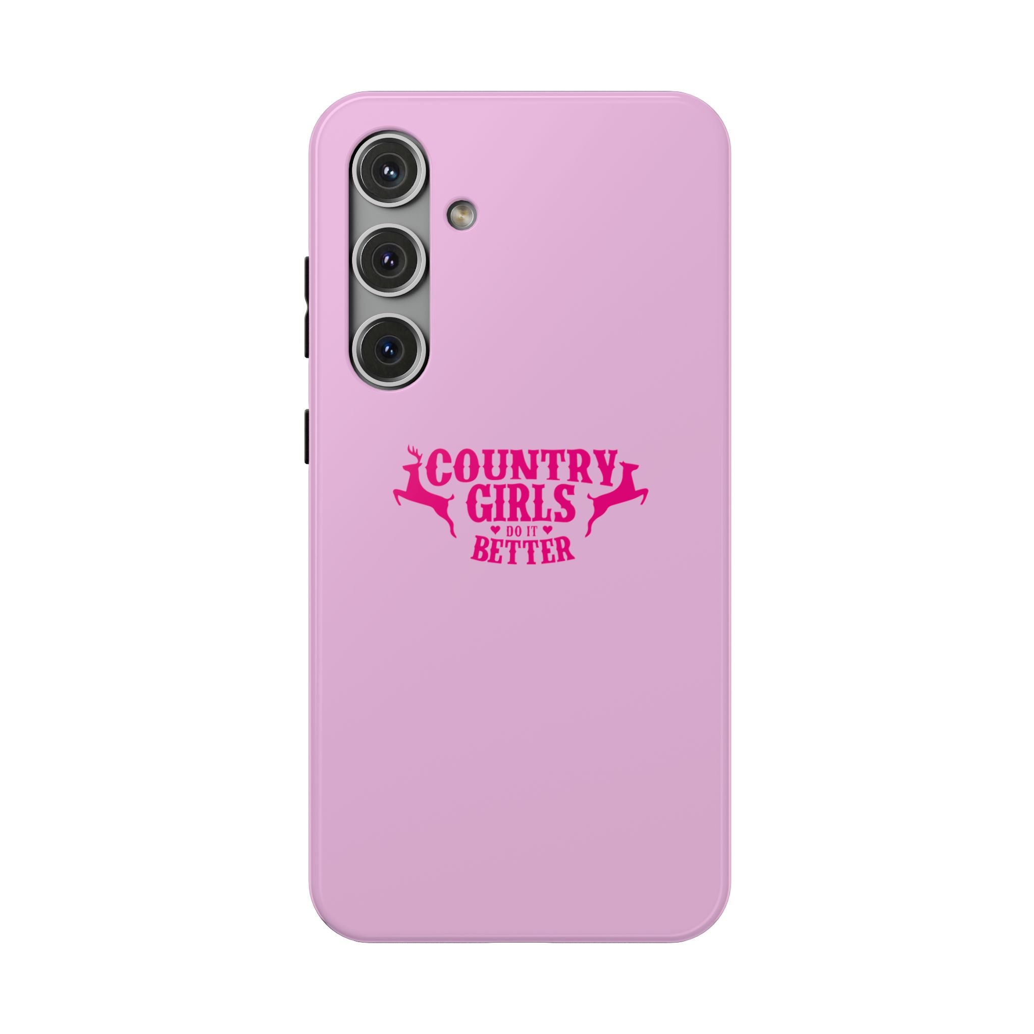 Country Girls Do It Better Pink Impact-Resistant Phone Case