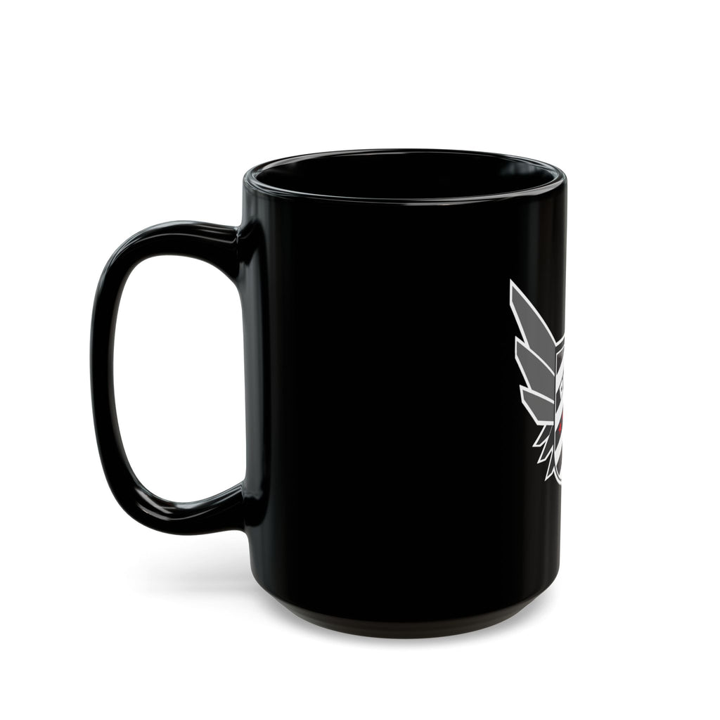 Diesel Army Black Coffee Mug — Shield & Wings Graphic (11oz/15oz)