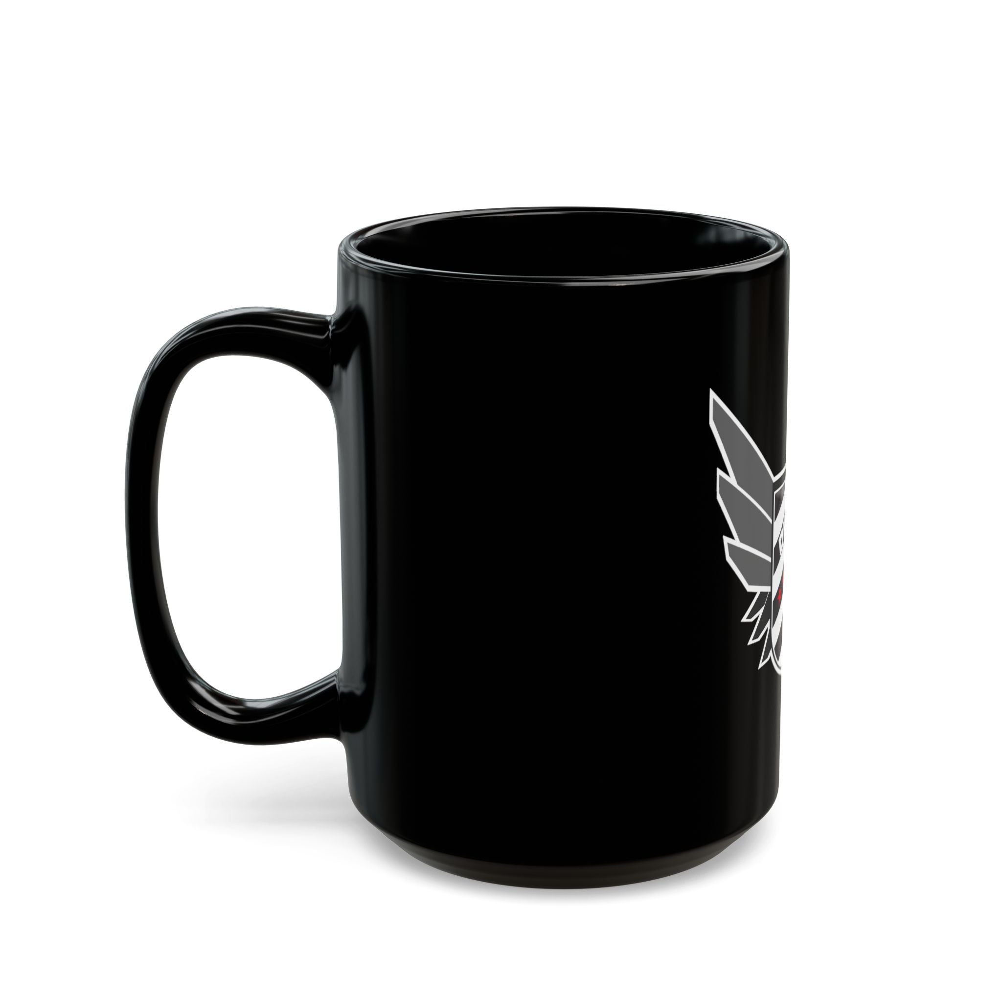 Diesel Army Black Coffee Mug — Shield & Wings Graphic (11oz/15oz)