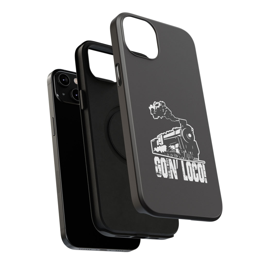 Train Graphic Phone Case — “Goin' Loco!” Impact-Resistant Protective Case
