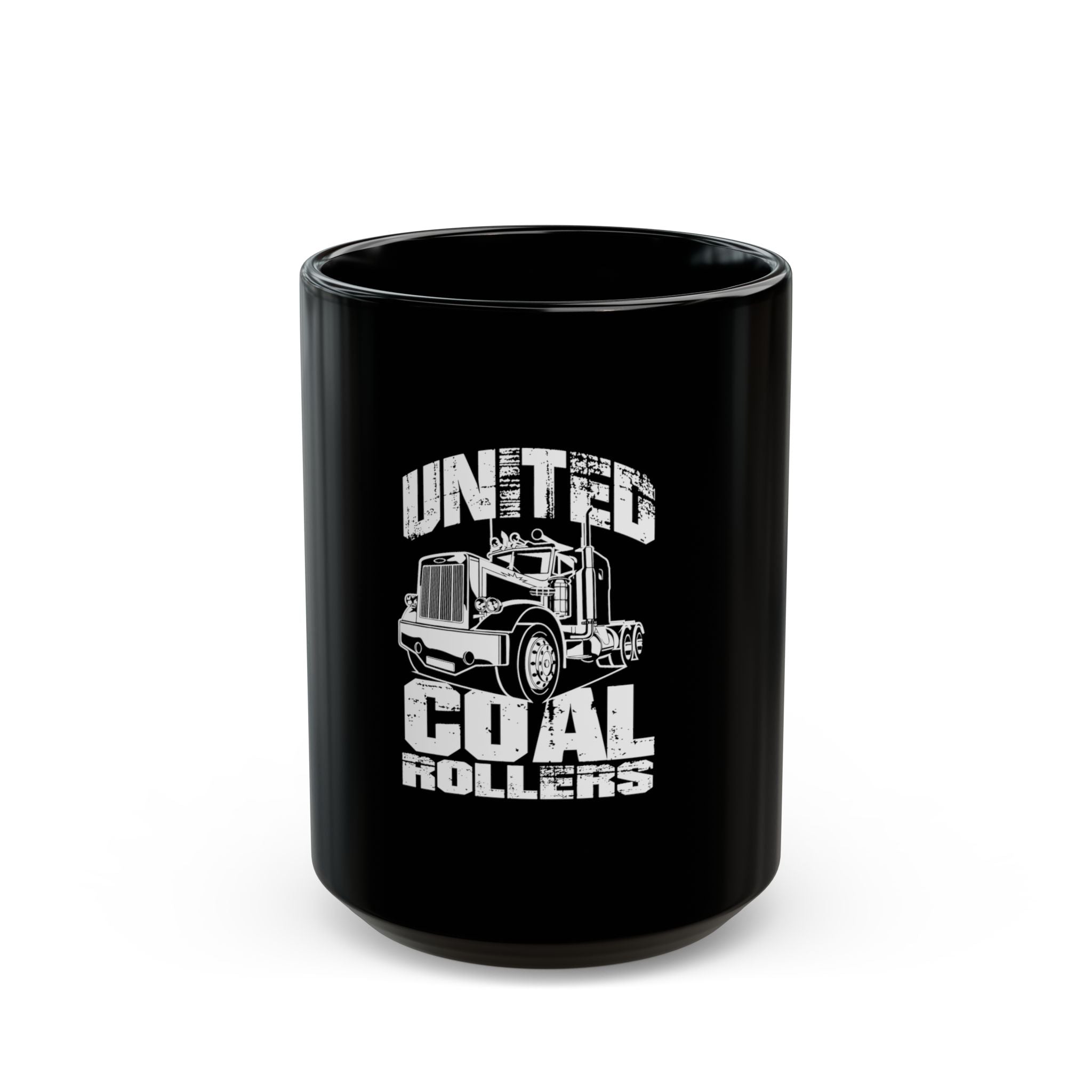 United Coal Rollers Truck Driver Black Coffee Mug – 11oz & 15oz