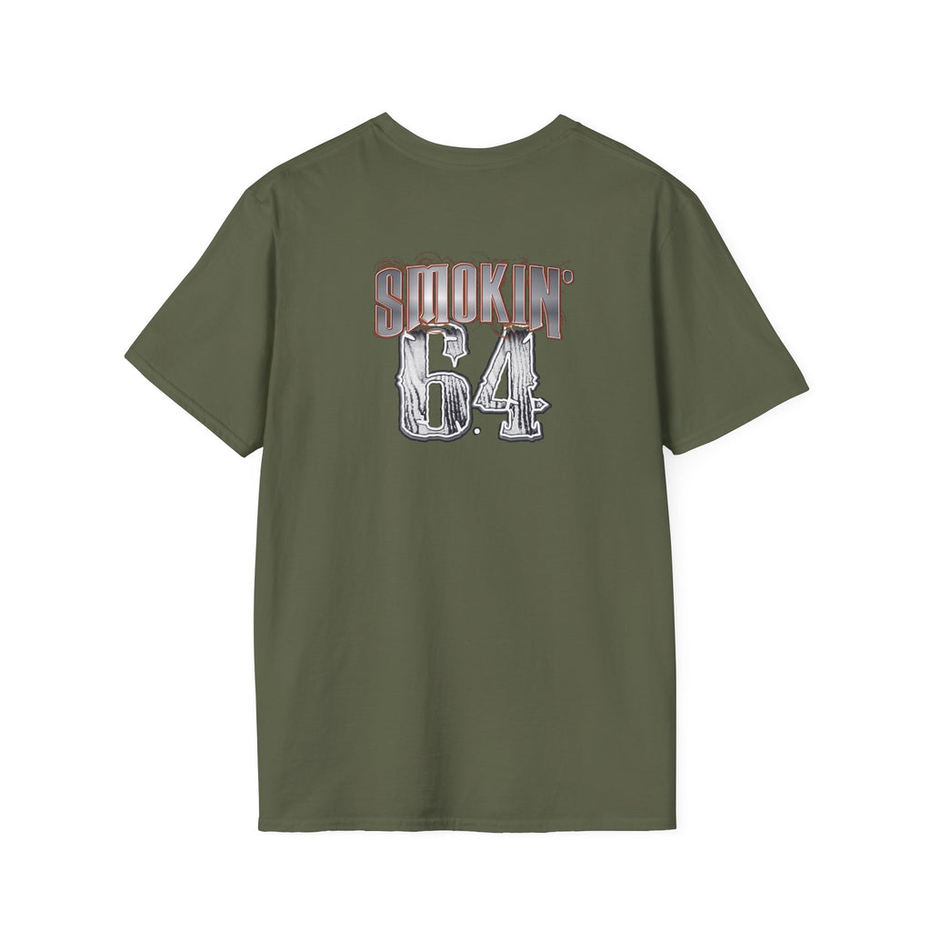 Smokin' 64 Graphic T-Shirt — Retro Rustic Logo Tee