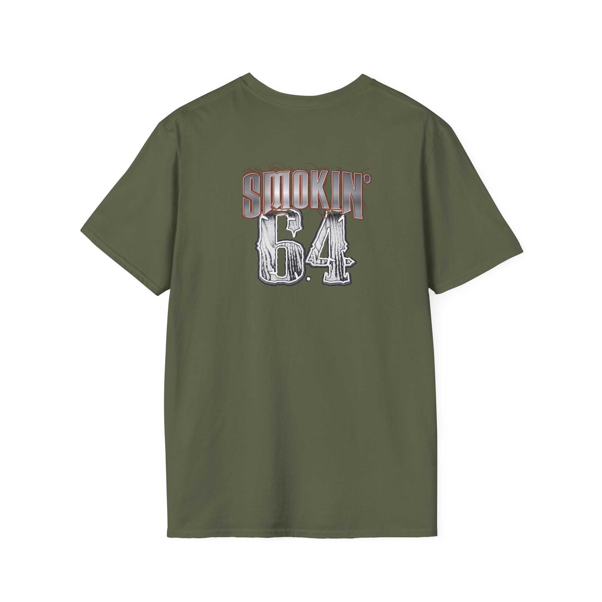 Smokin' 64 Graphic T-Shirt — Retro Rustic Logo Tee
