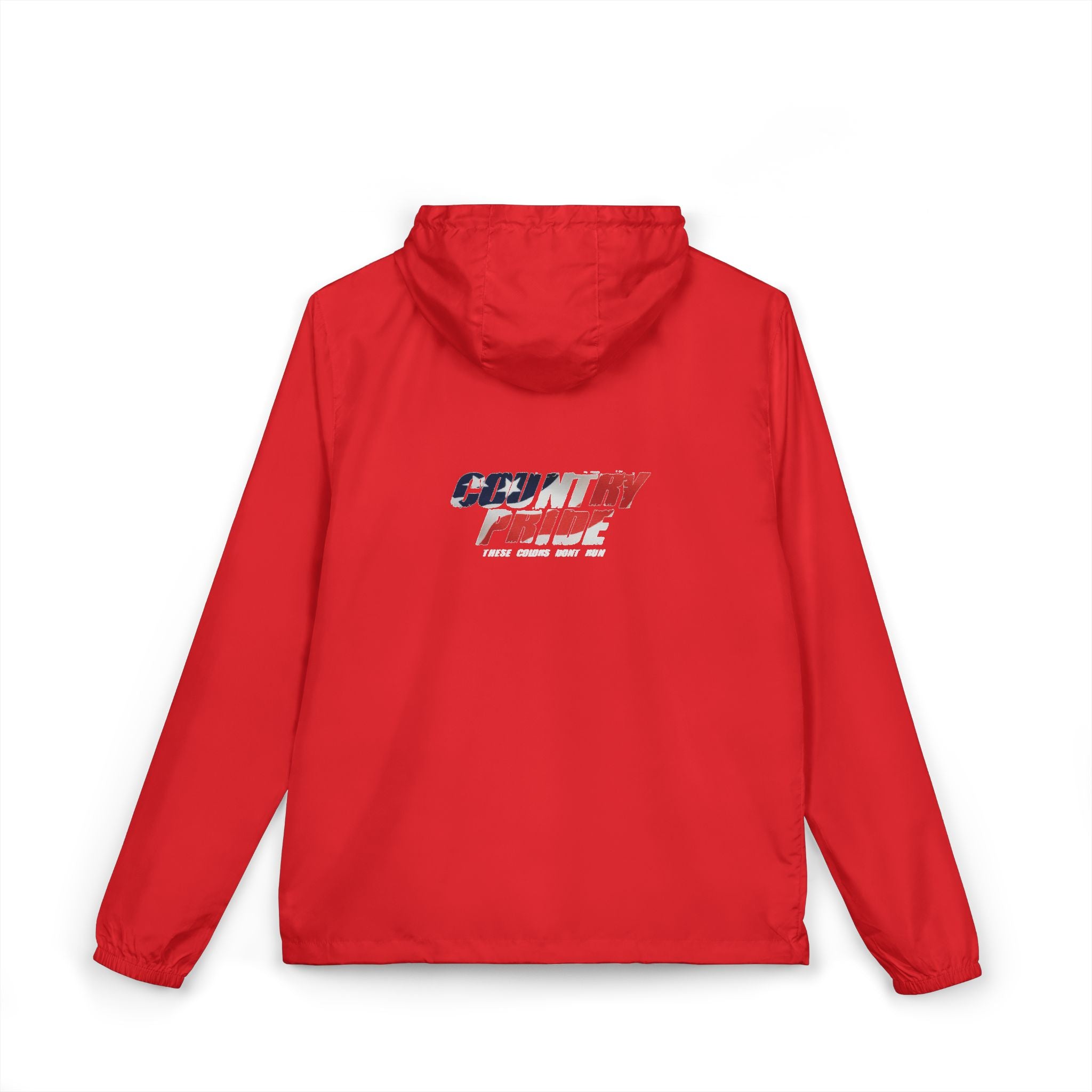 Windbreaker Jacket — American Flag "Country Pride" Graphic