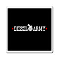 Diesel Army Magnet — Turbocharger Logo Fridge Magnet for Diesel Enthusiasts